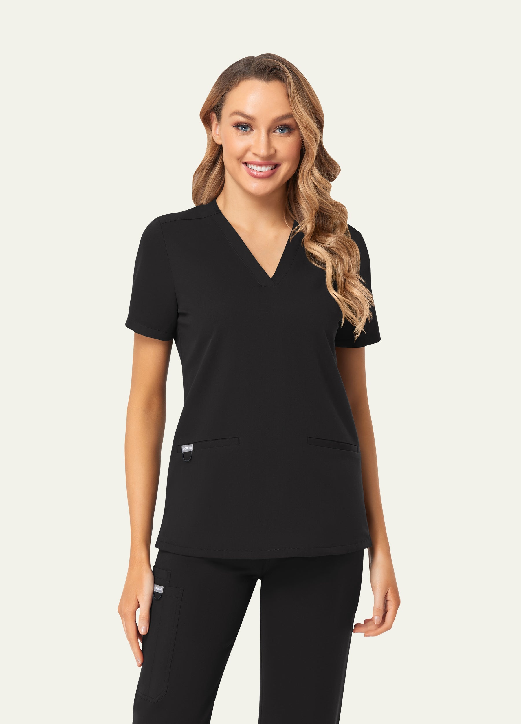 SoftTouch™ 3 Pockets Scrub Top