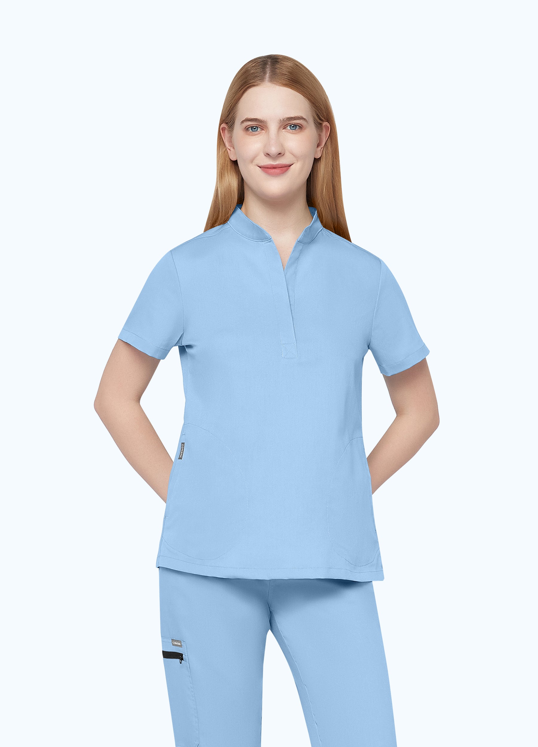 ProEase™ Collar Scrub Top