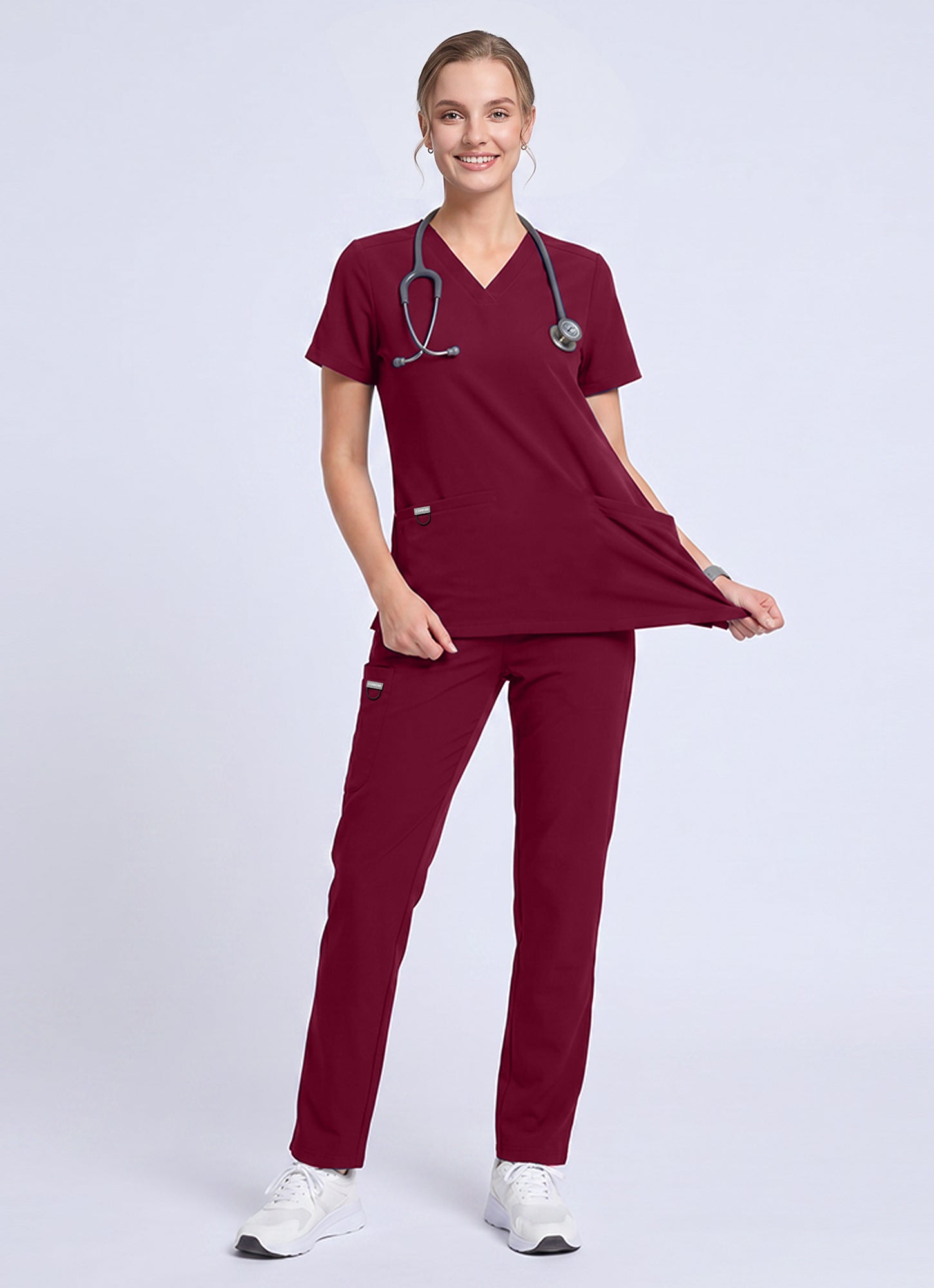 SoftTouch™ 3 Pockets Scrub Top