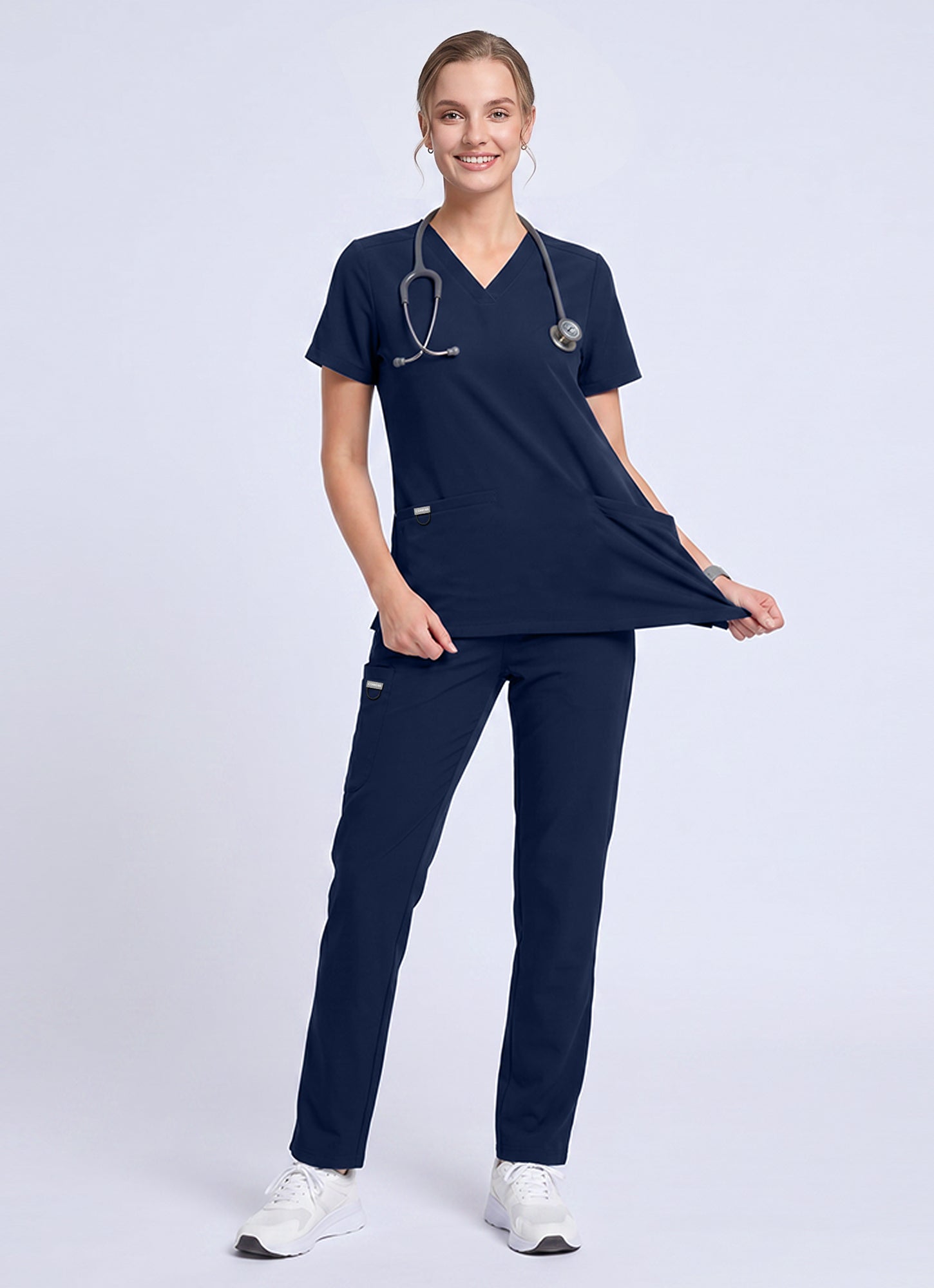 SoftTouch™ 3 Pockets Scrub Top