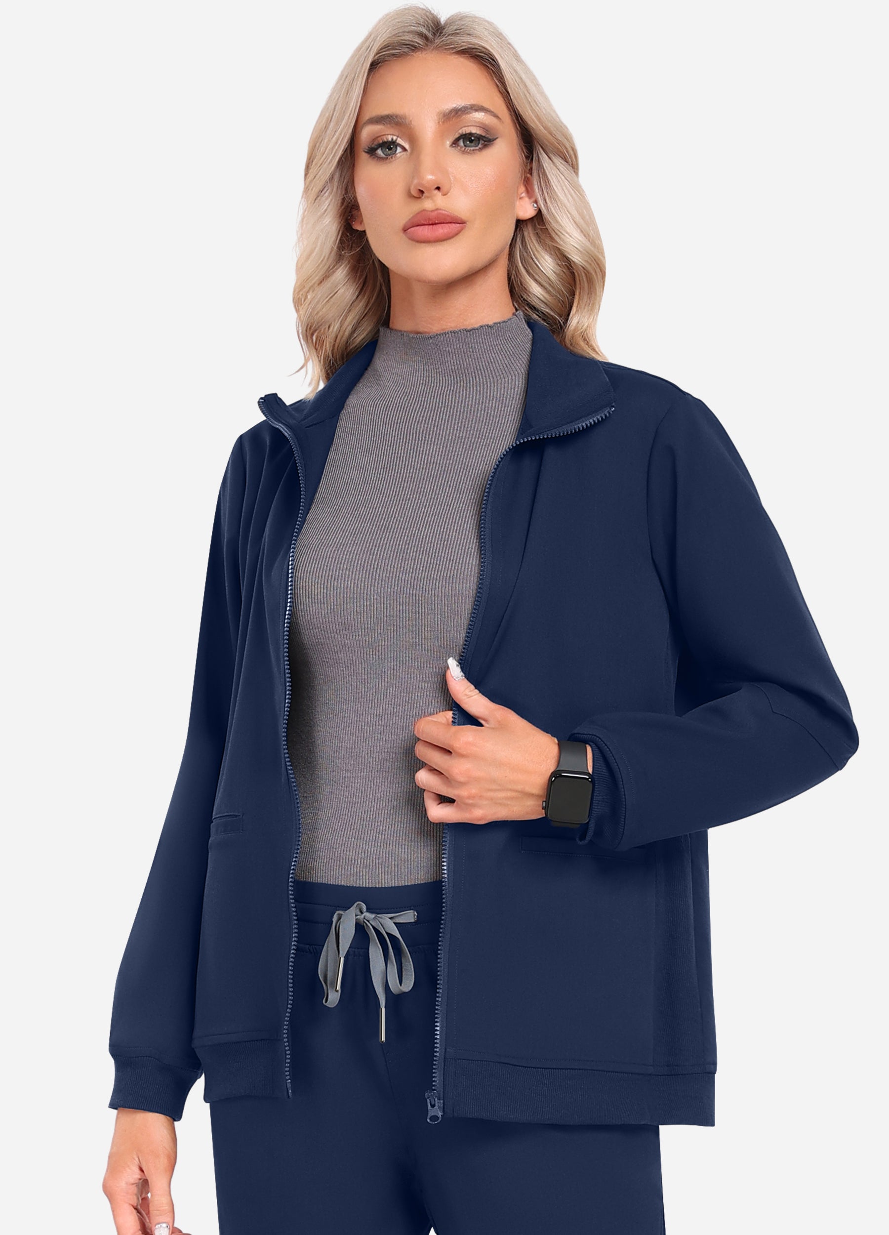 ElegCare™ Zip Up Scrub Jacket