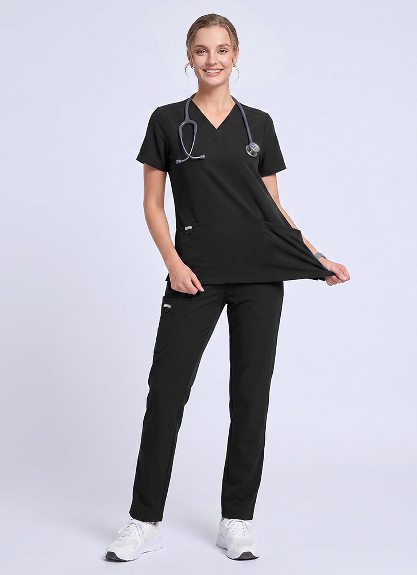 SoftTouch™ 3 Pockets Scrub Top