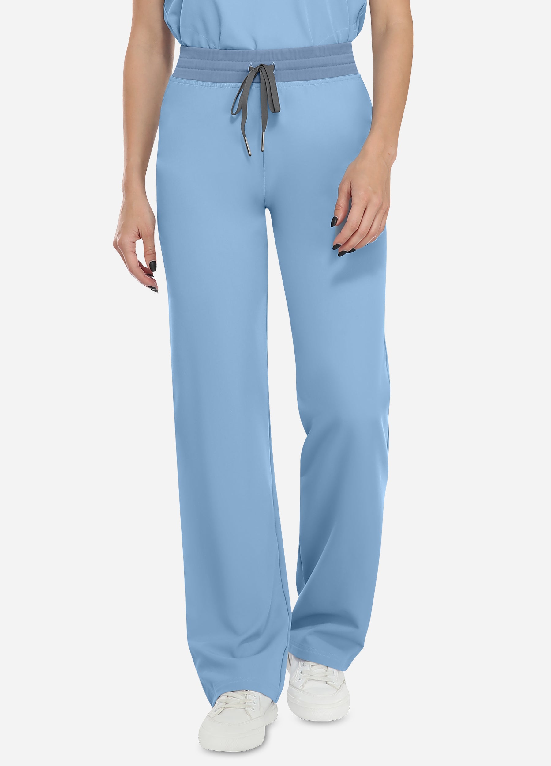 Pantalón médico básico de 2 bolsillos para mujer