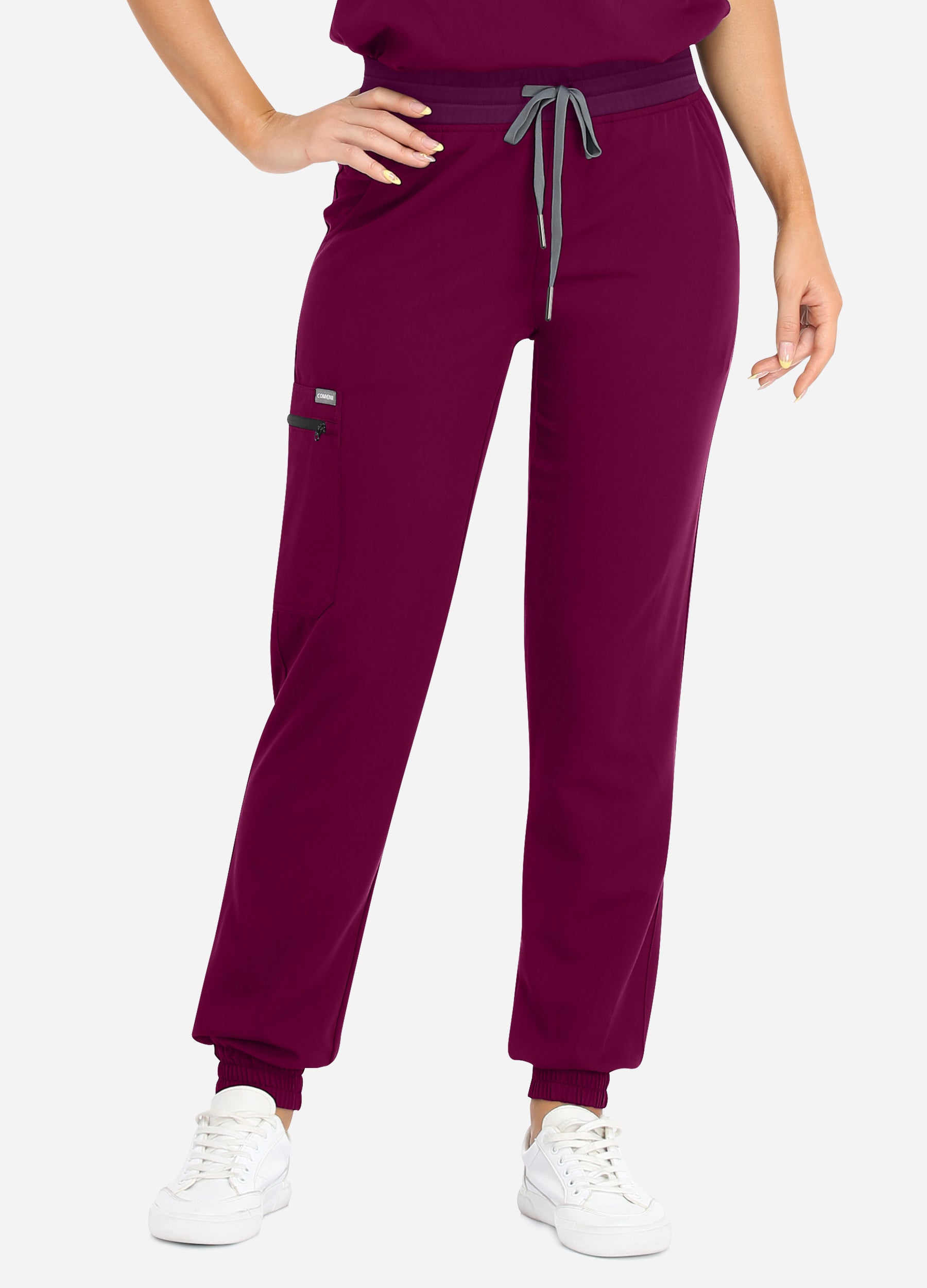 4-Pocket-Scrub-Freizeit-Jogginghose für Damen