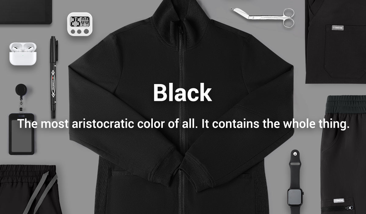 Scrubs in Staid Black Series – COMENII
