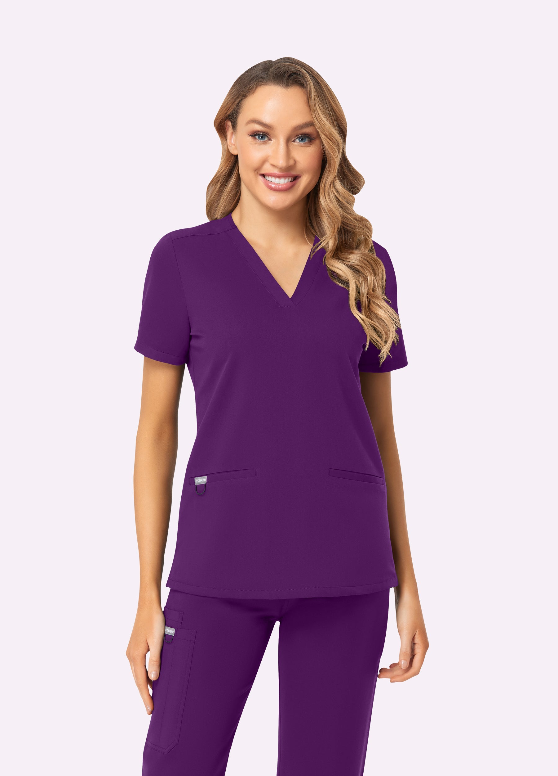 SoftTouch™ 3 Pockets Scrub Top