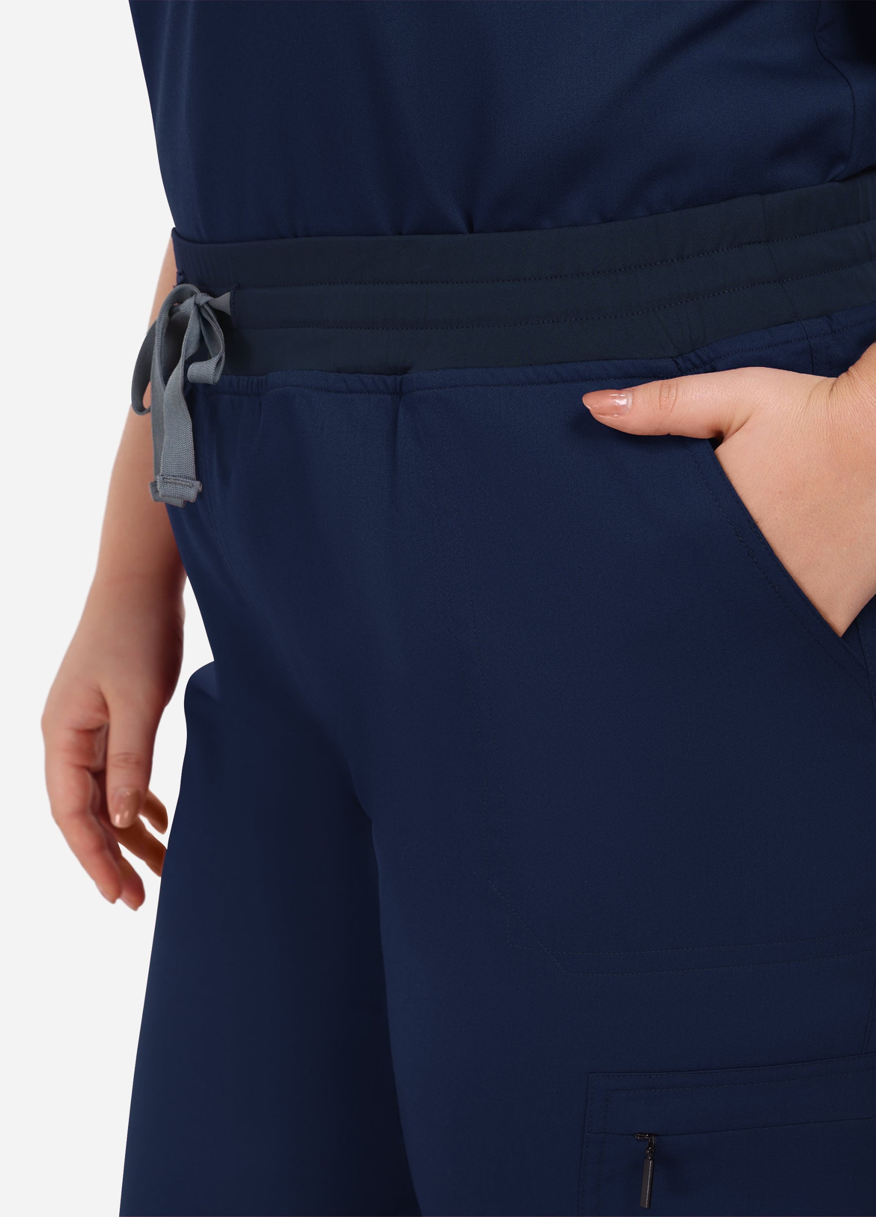 StyleFlex™ 7-Pocket Plus Size Scrub Pants
