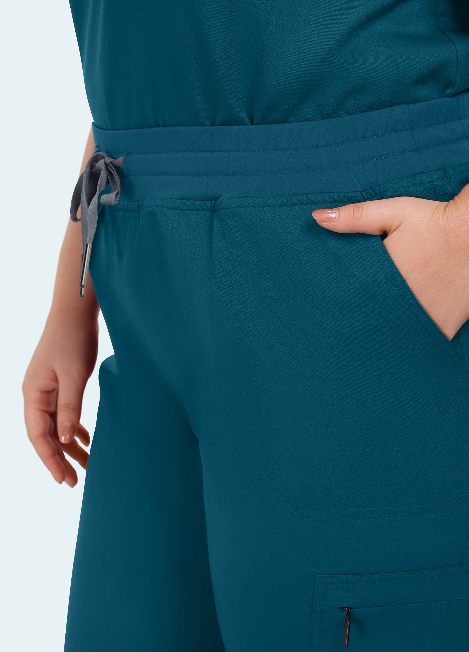 StyleFlex™ 7-Pocket Plus Size Scrub Pants