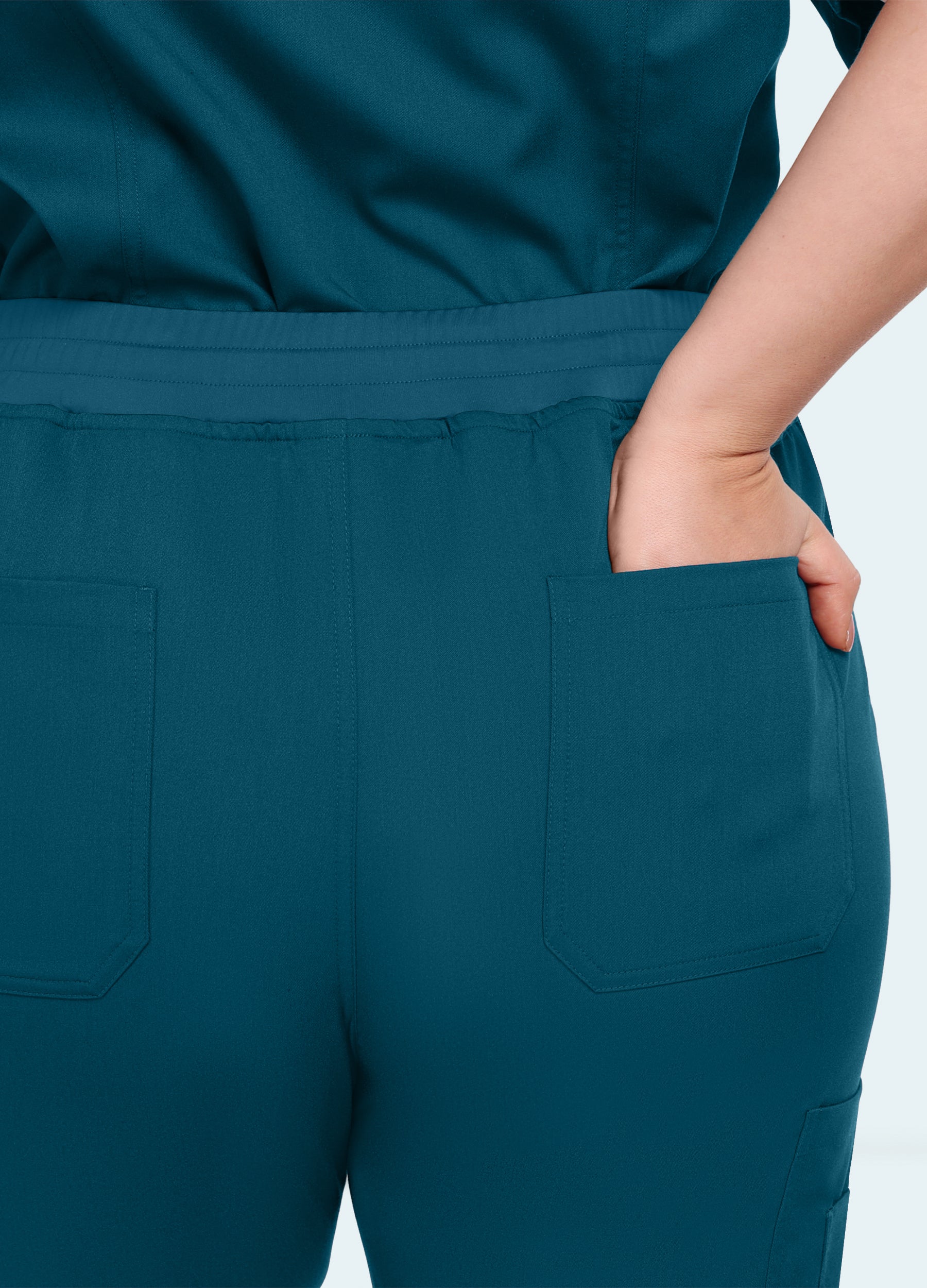 StyleFlex™ 7-Pocket Plus Size Scrub Pants