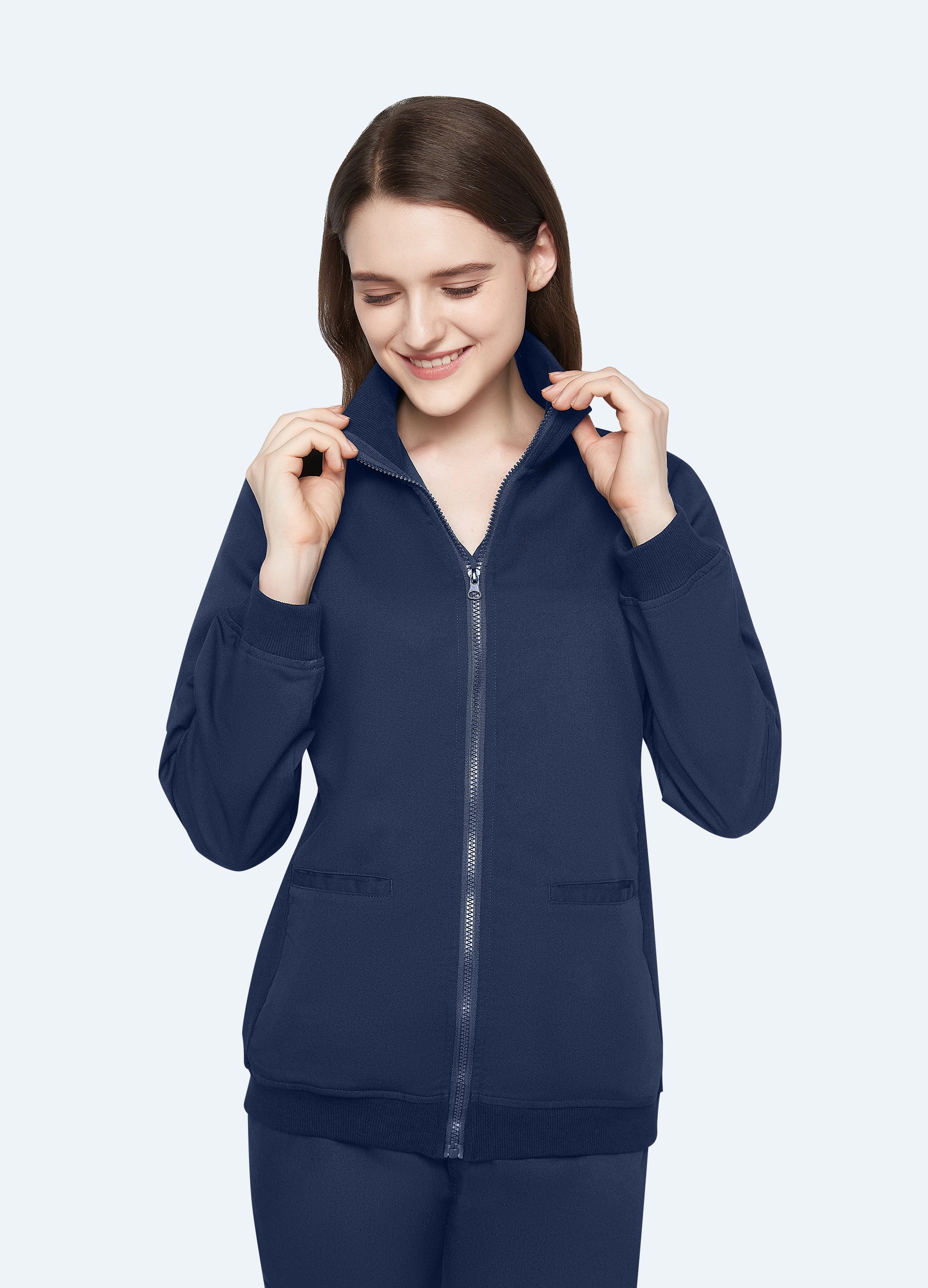 ElegCare™ Zip Up Scrub Jacket