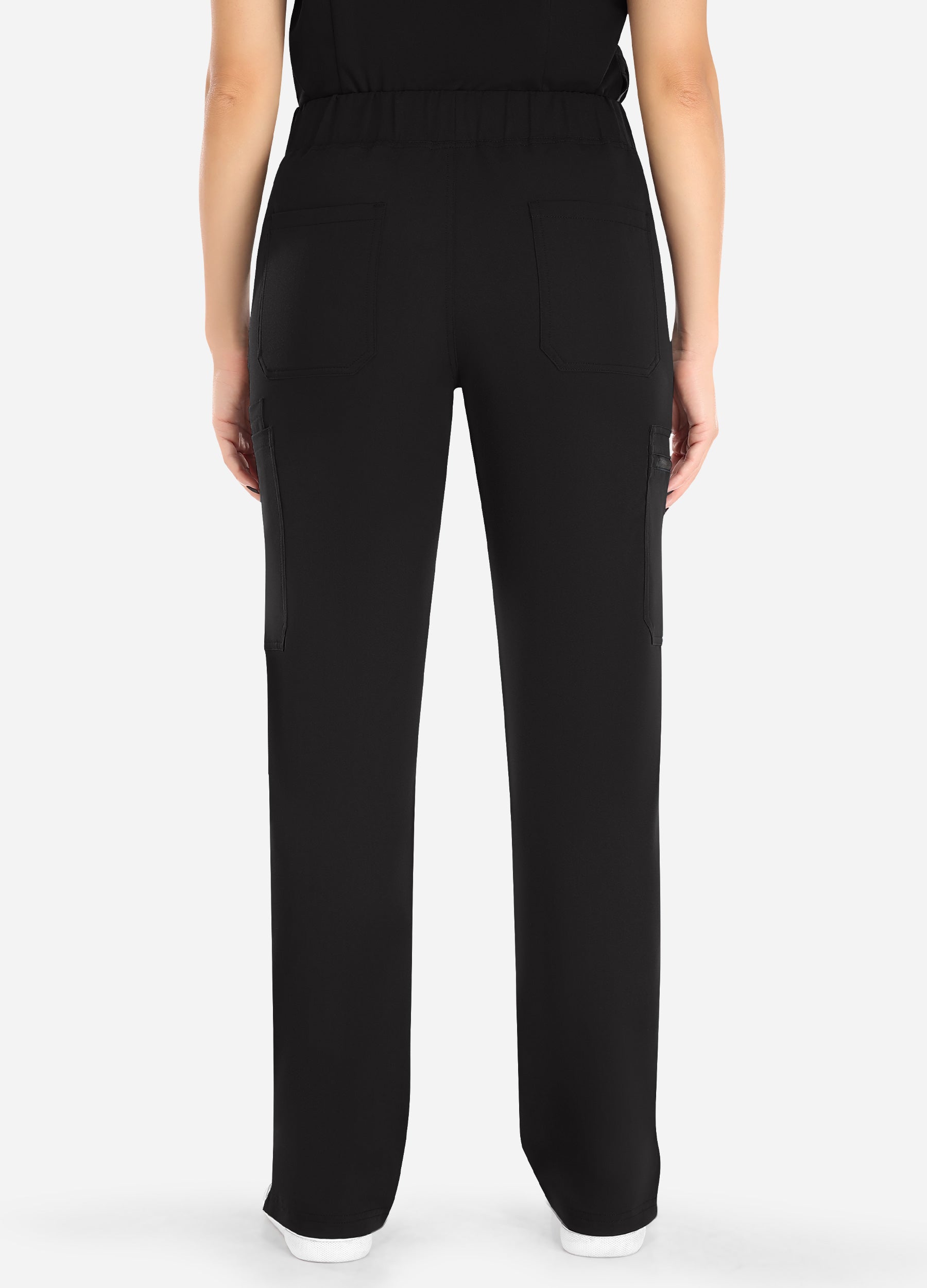 8-Pocket Tapered Scrub-Hose für Damen