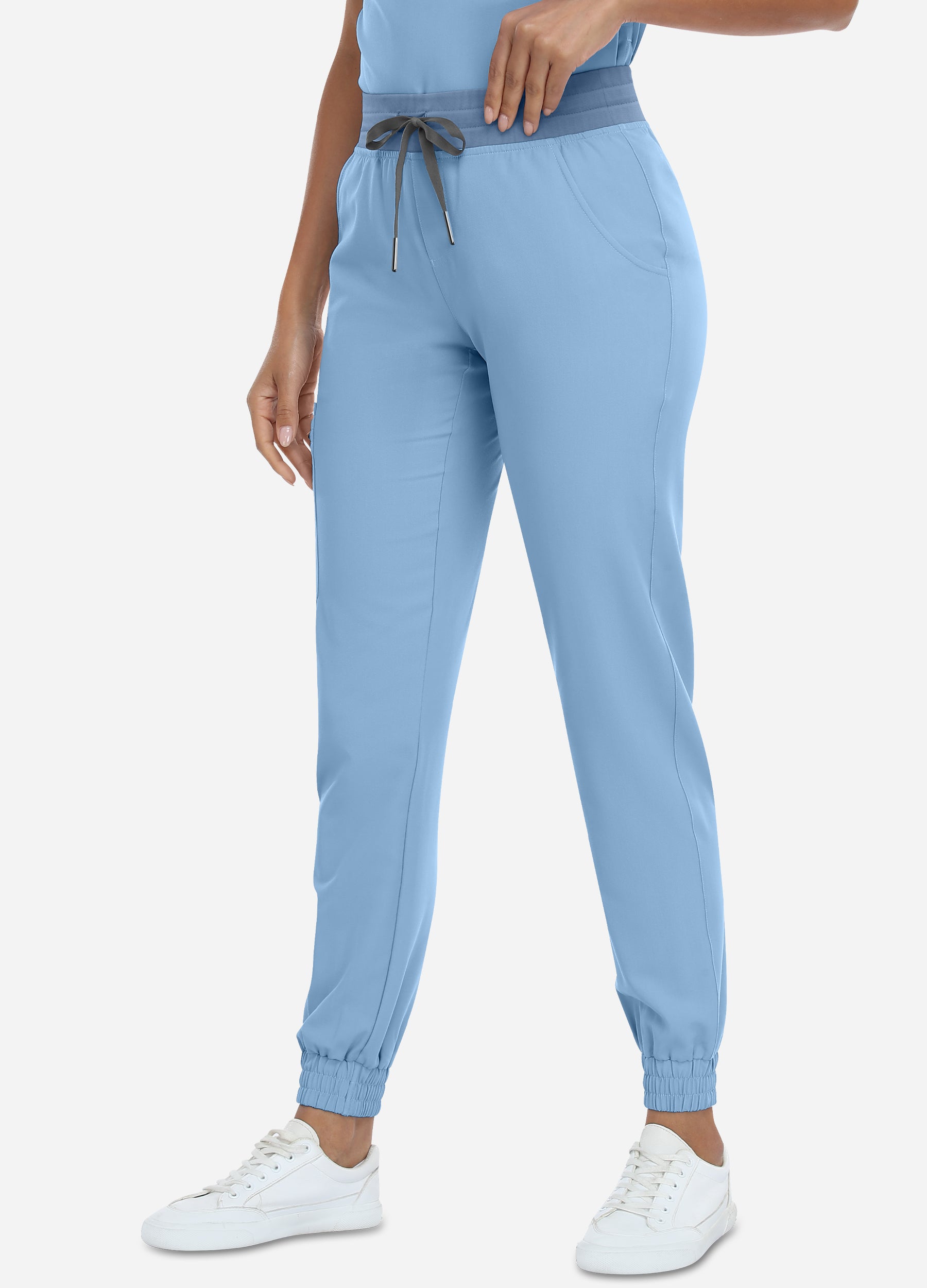 4-Pocket-Scrub-Freizeit-Jogginghose für Damen