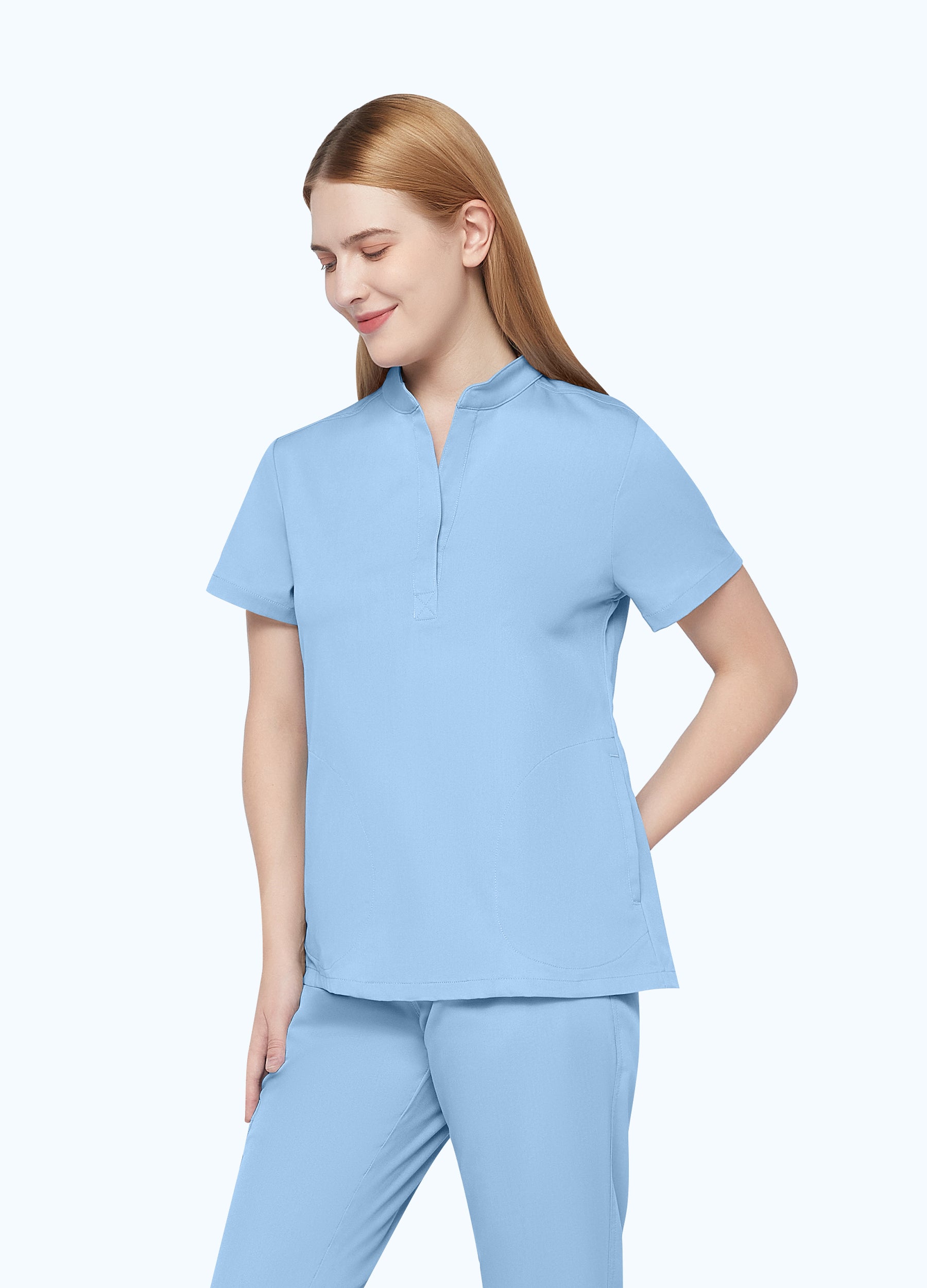 ProEase™ Collar Scrub Top