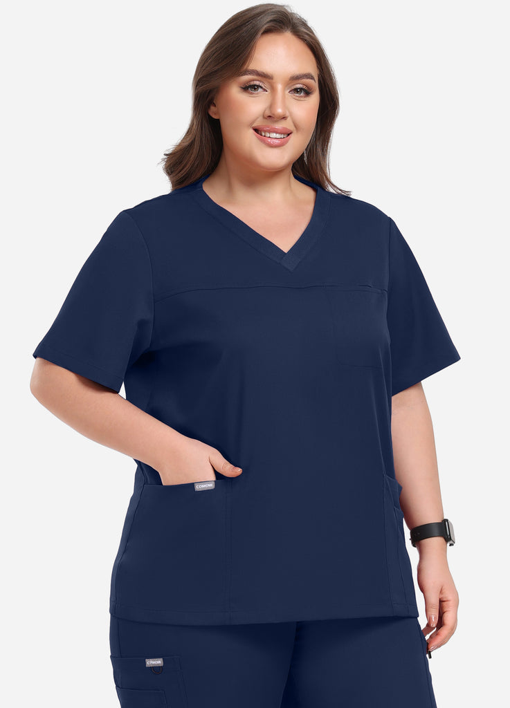 StyleFlex™ Plus Size Scrub Top