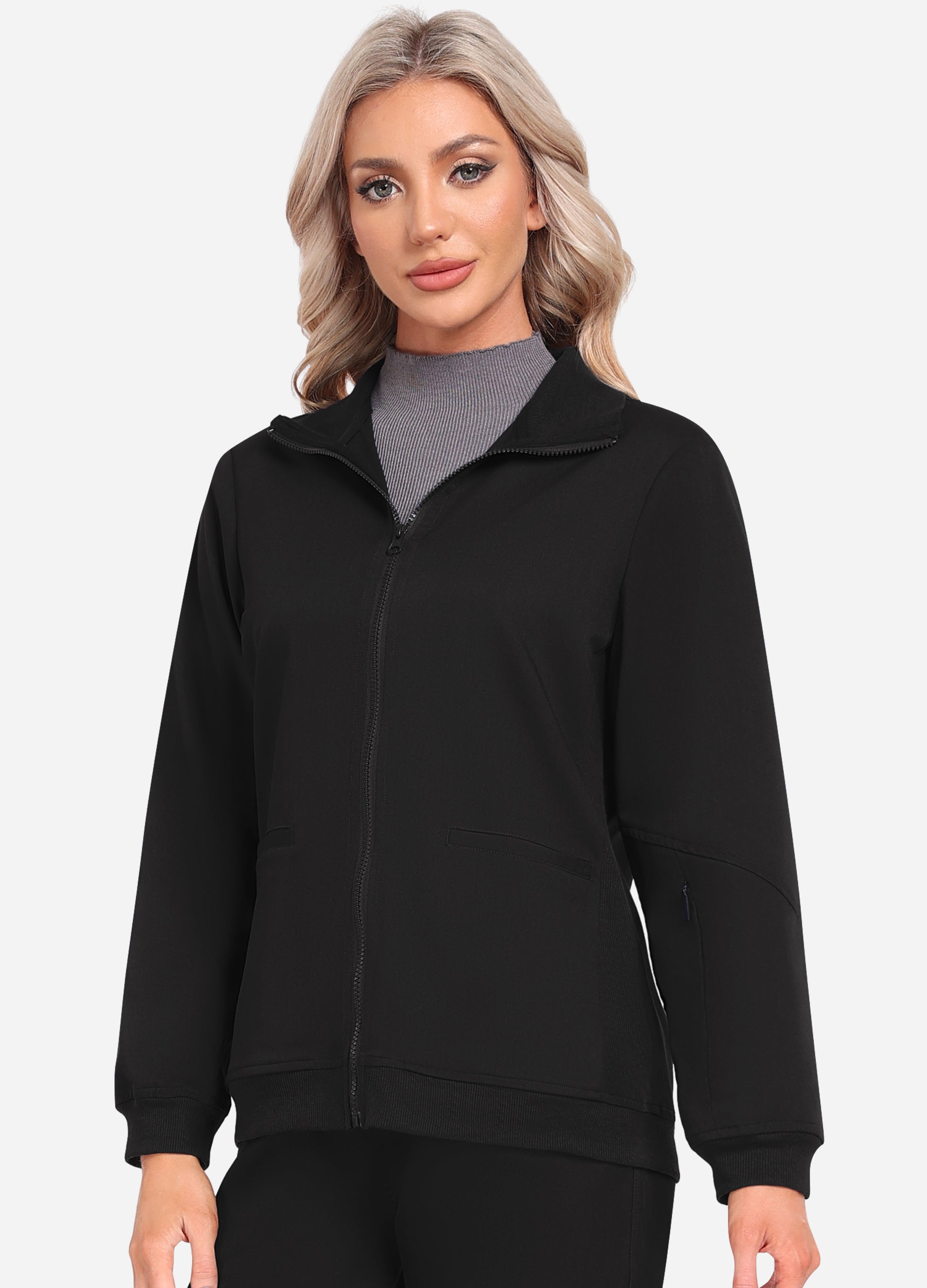 ElegCare™ Zip Up Scrub Jacket