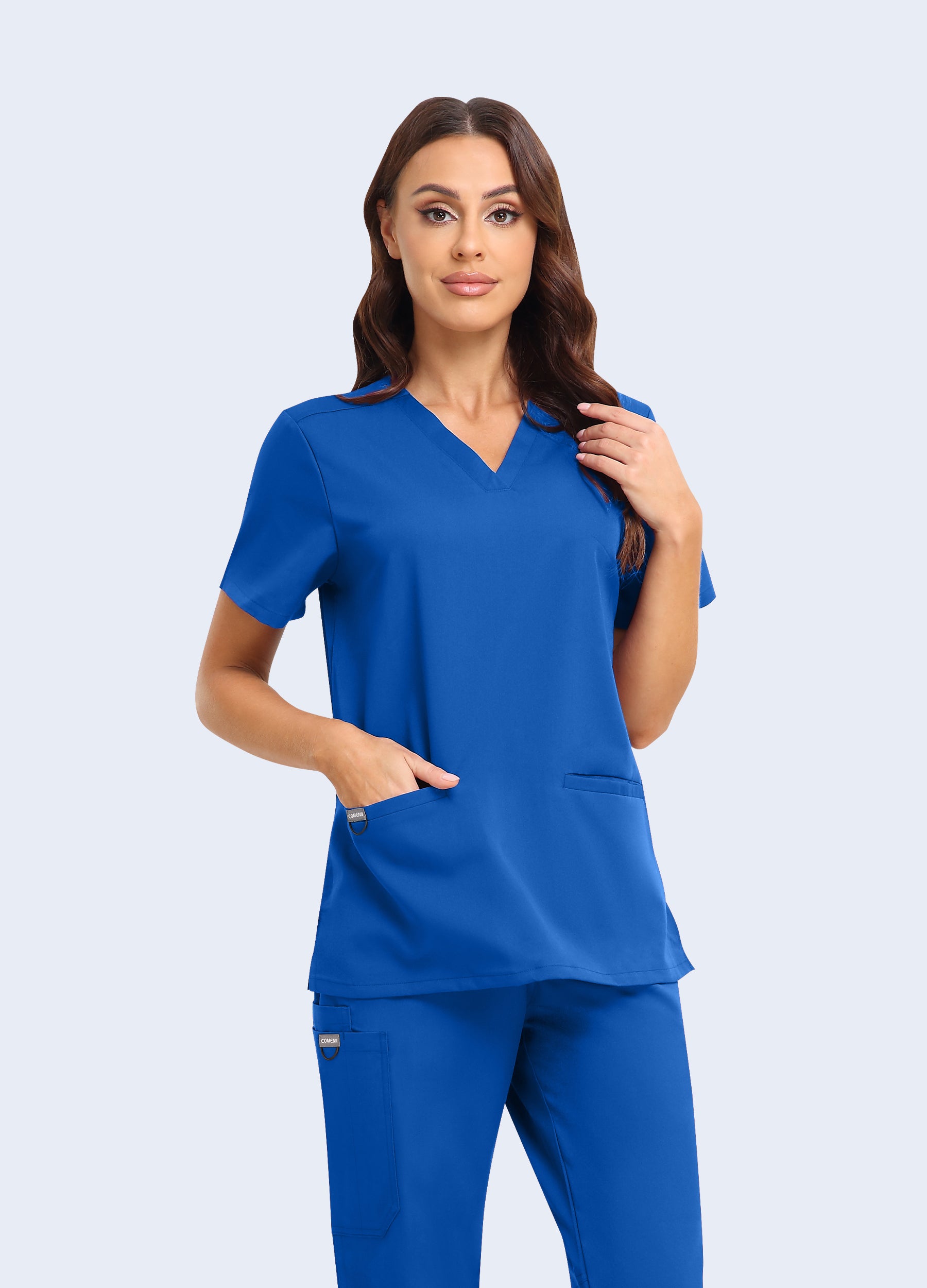 SoftTouch™ 3 Pockets Scrub Top