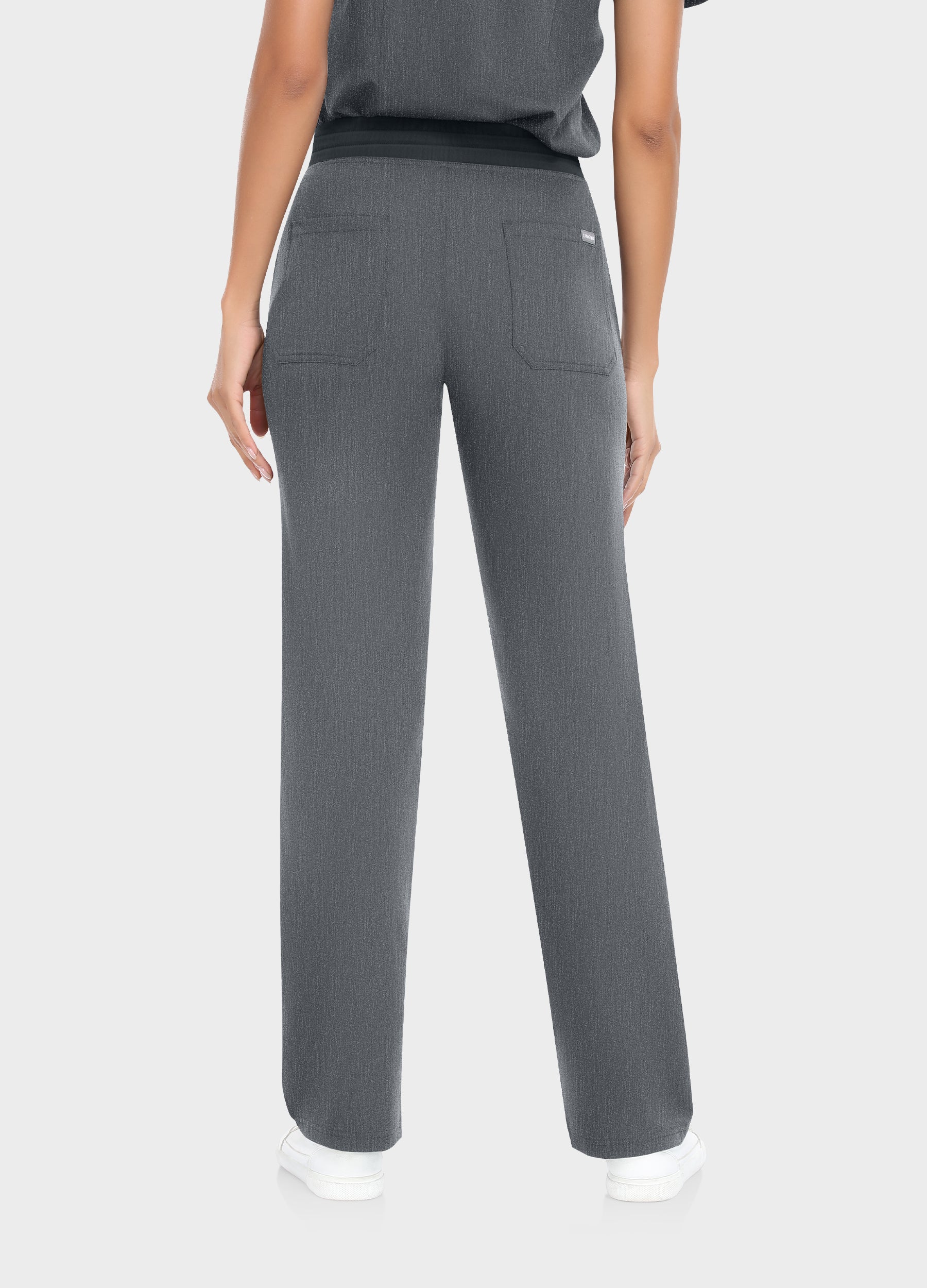 Pantalon médical basique à 2 poches pour femme