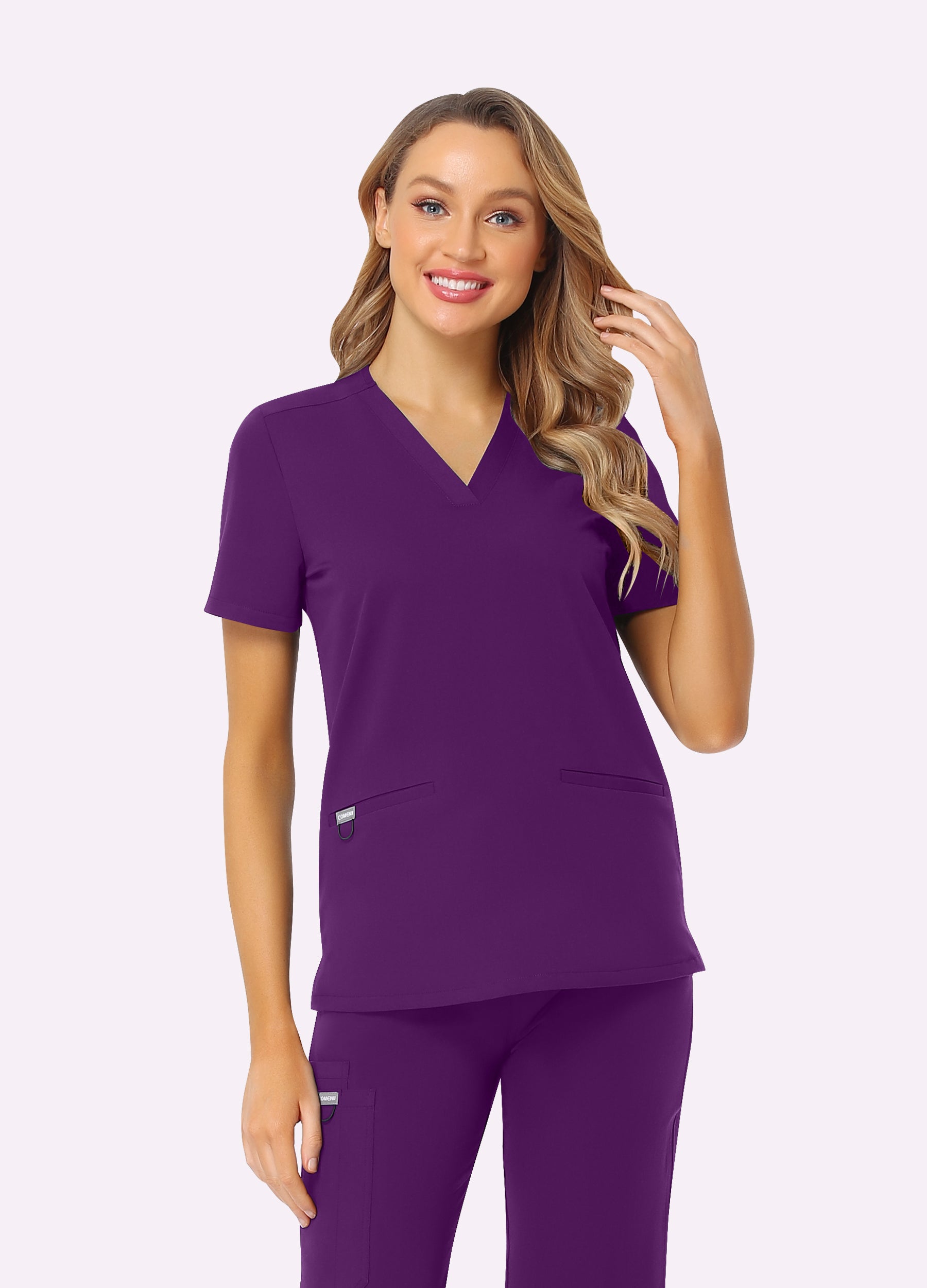 SoftTouch™ 3 Pockets Scrub Top