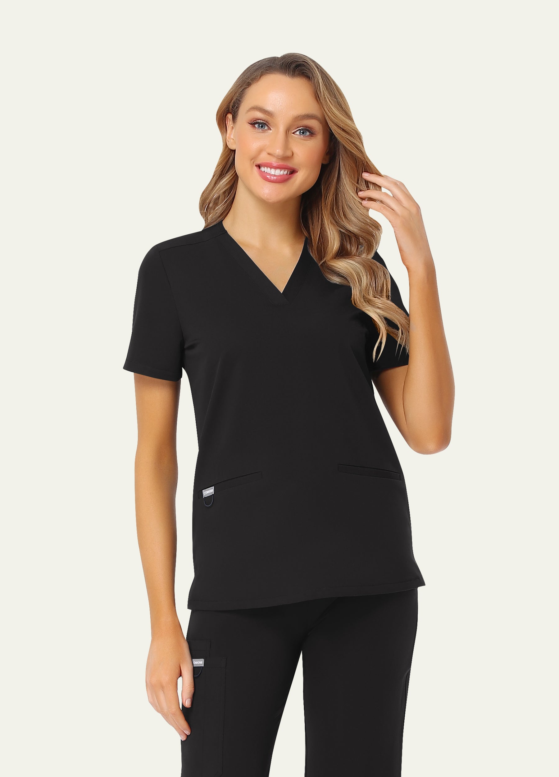 SoftTouch™ 3 Pockets Scrub Top