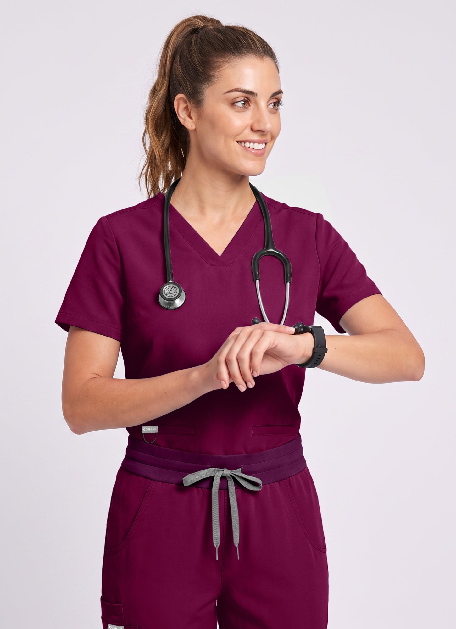 SoftTouch™ 3 Pockets Scrub Top