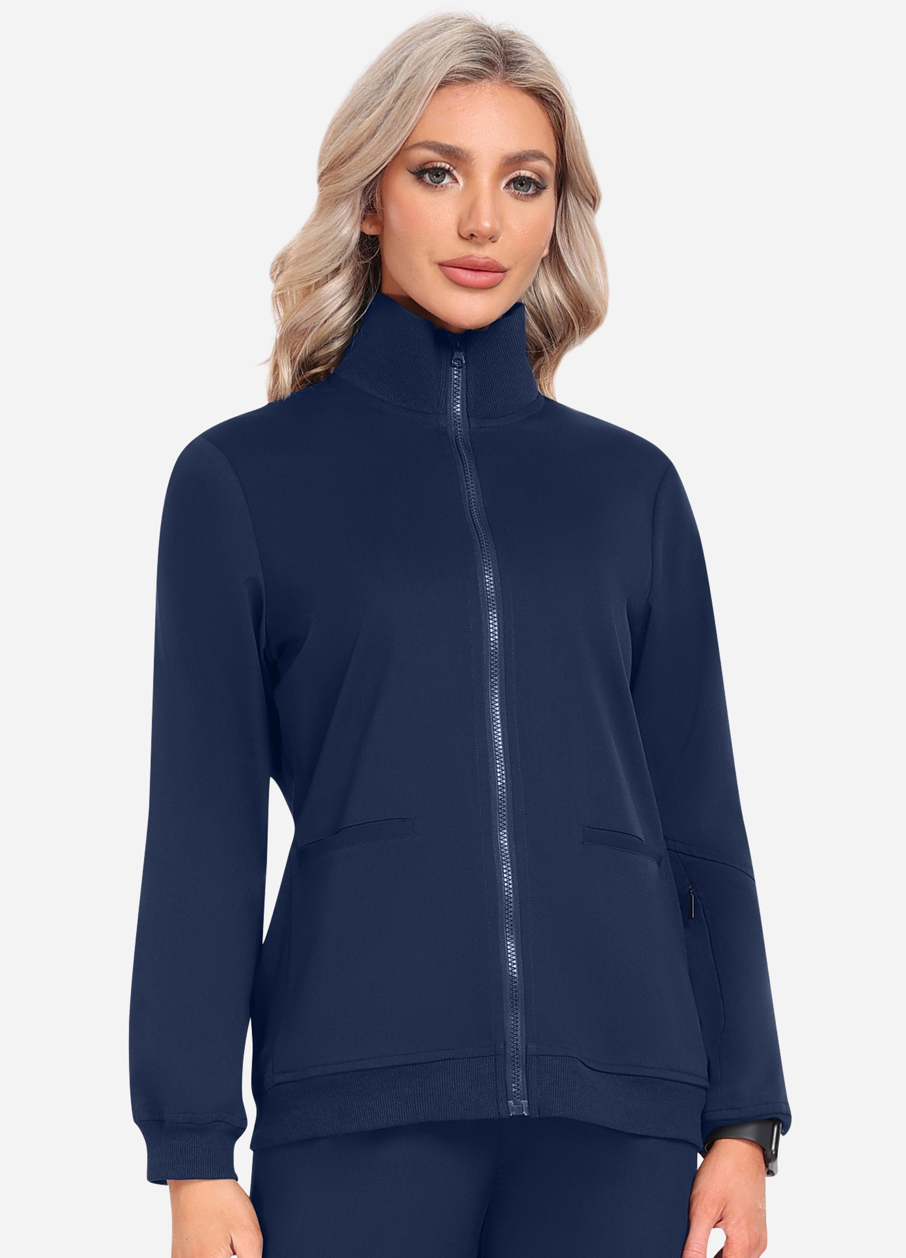 ElegCare™ Zip Up Scrub Jacket