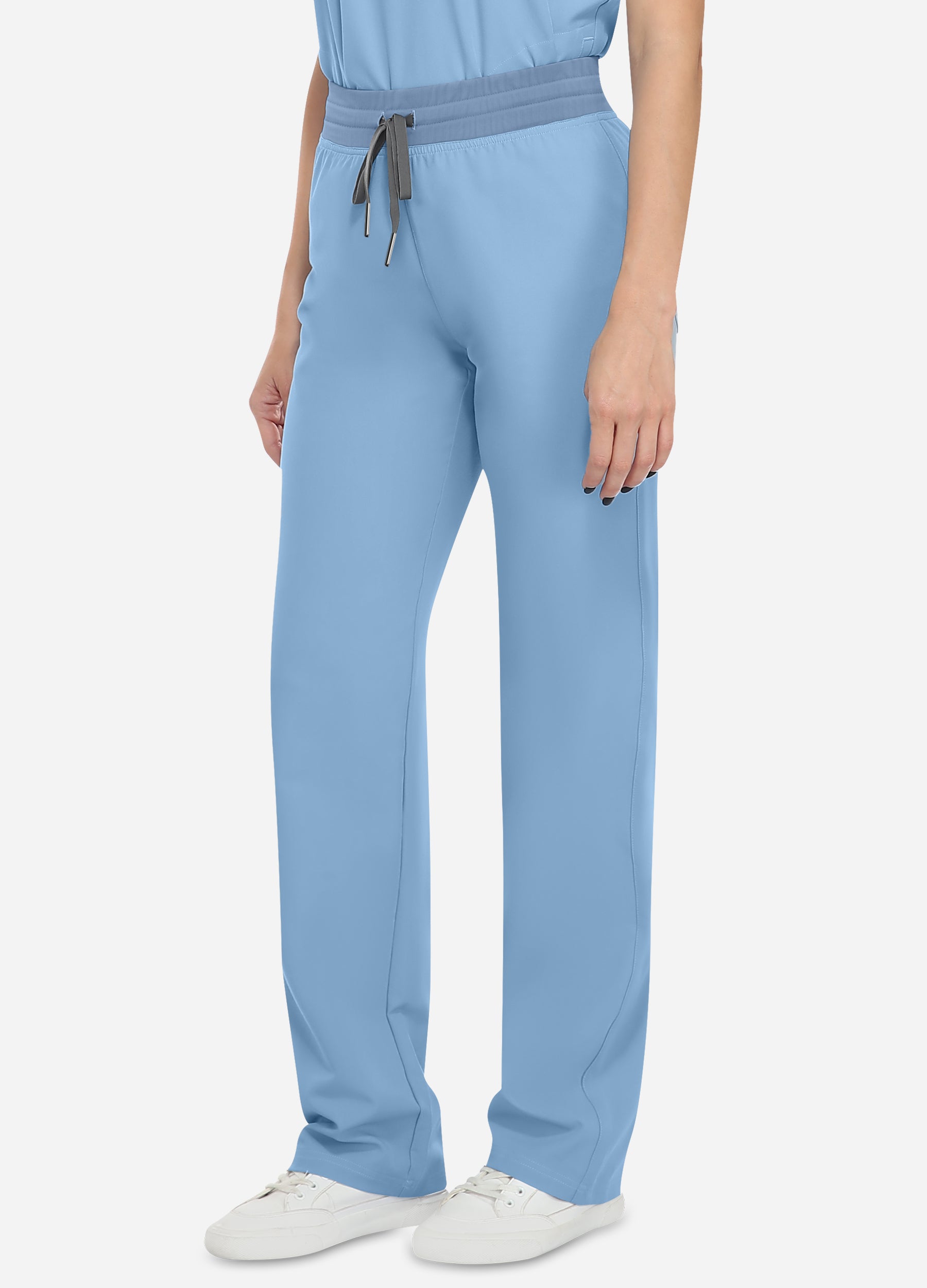 Pantalon médical basique à 2 poches pour femme