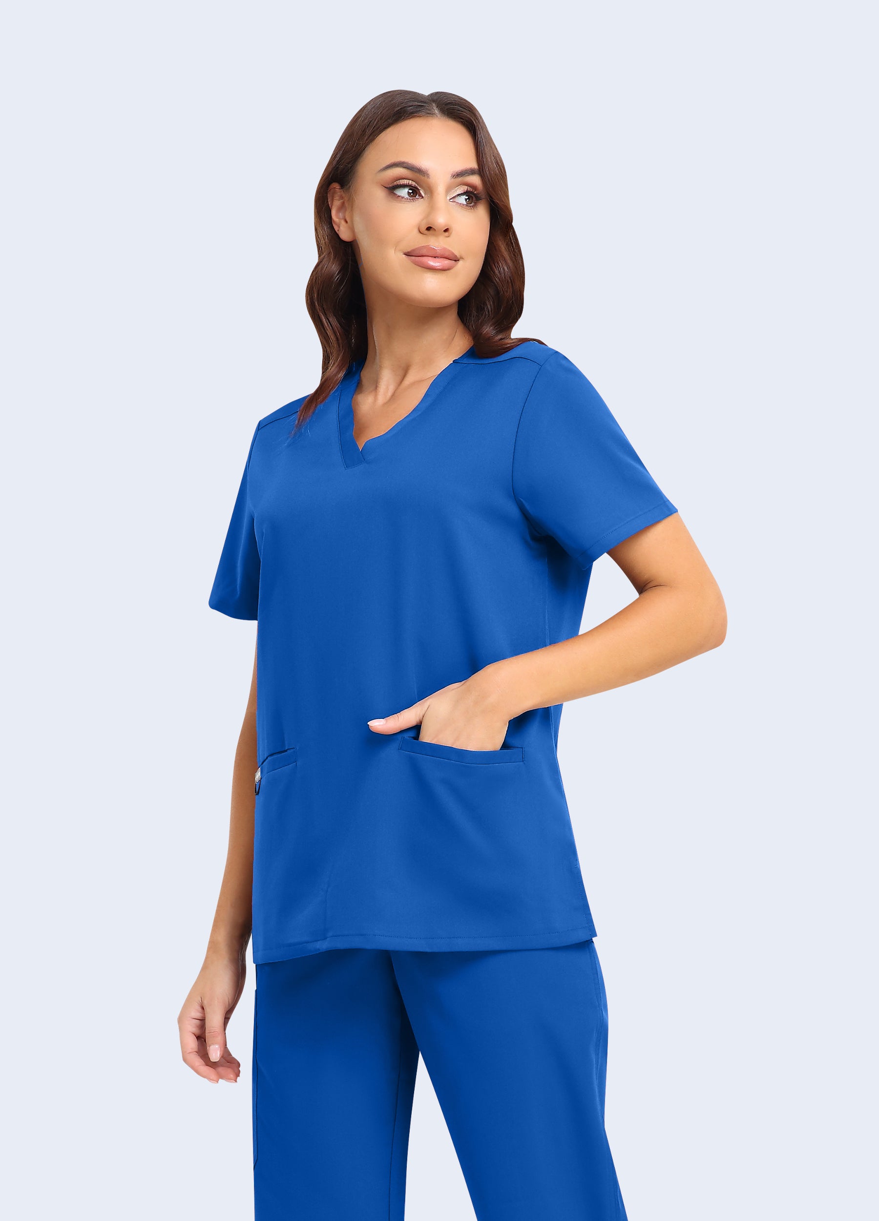 SoftTouch™ 3 Pockets Scrub Top