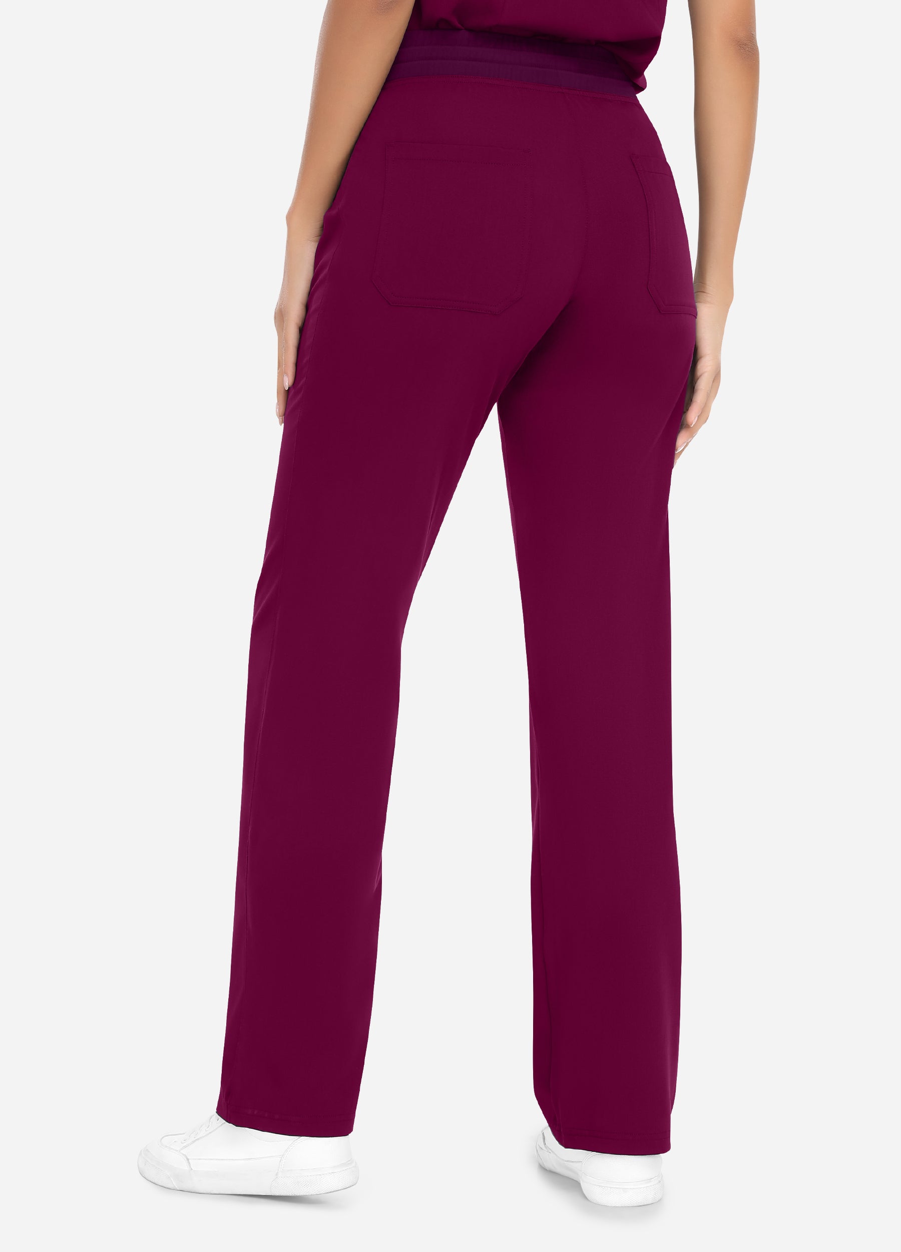 Pantalon médical basique à 2 poches pour femme