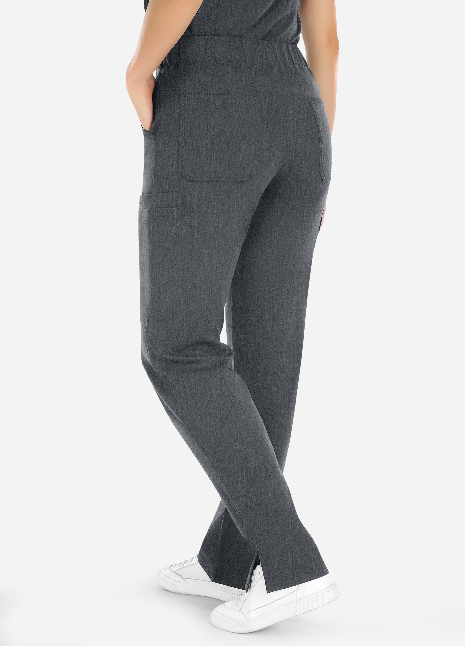 8-Pocket Tapered Scrub-Hose für Damen