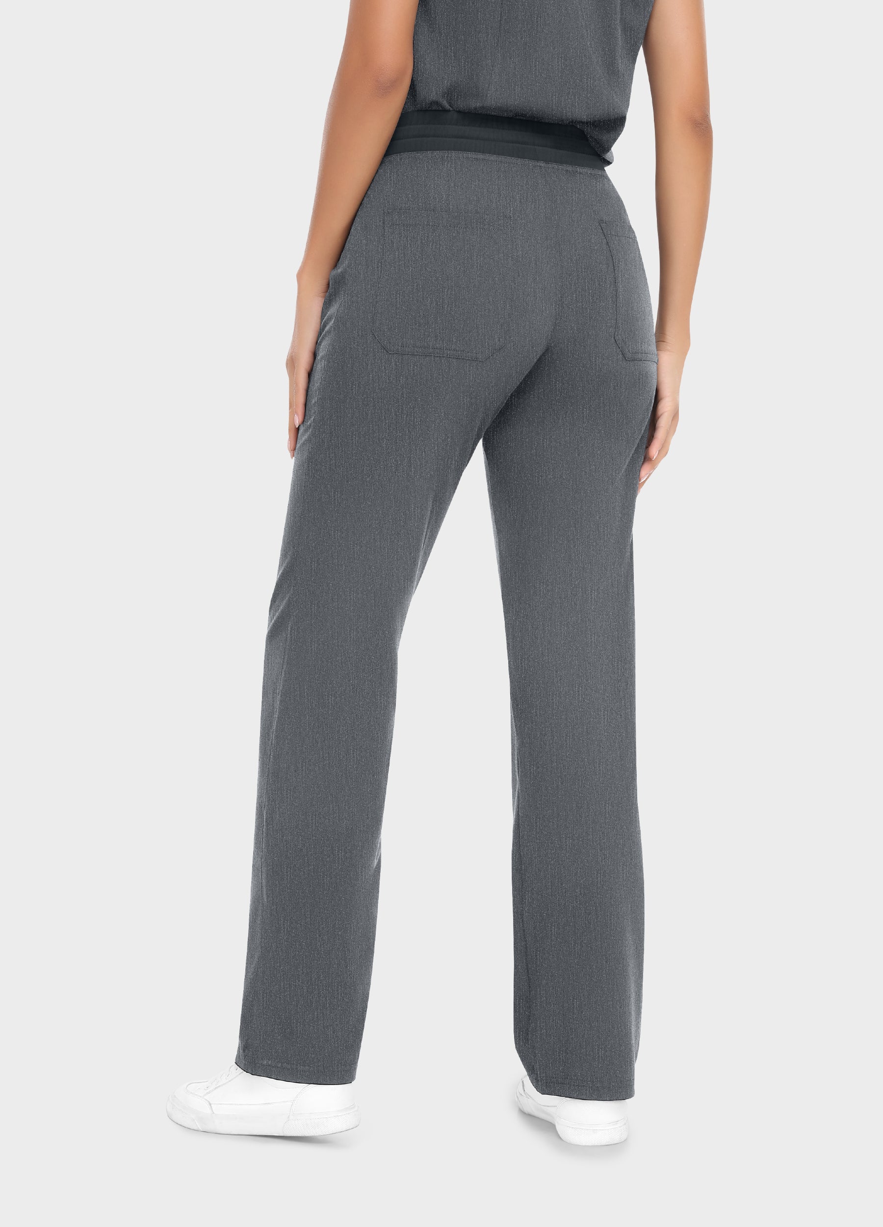 Pantalon médical basique à 2 poches pour femme