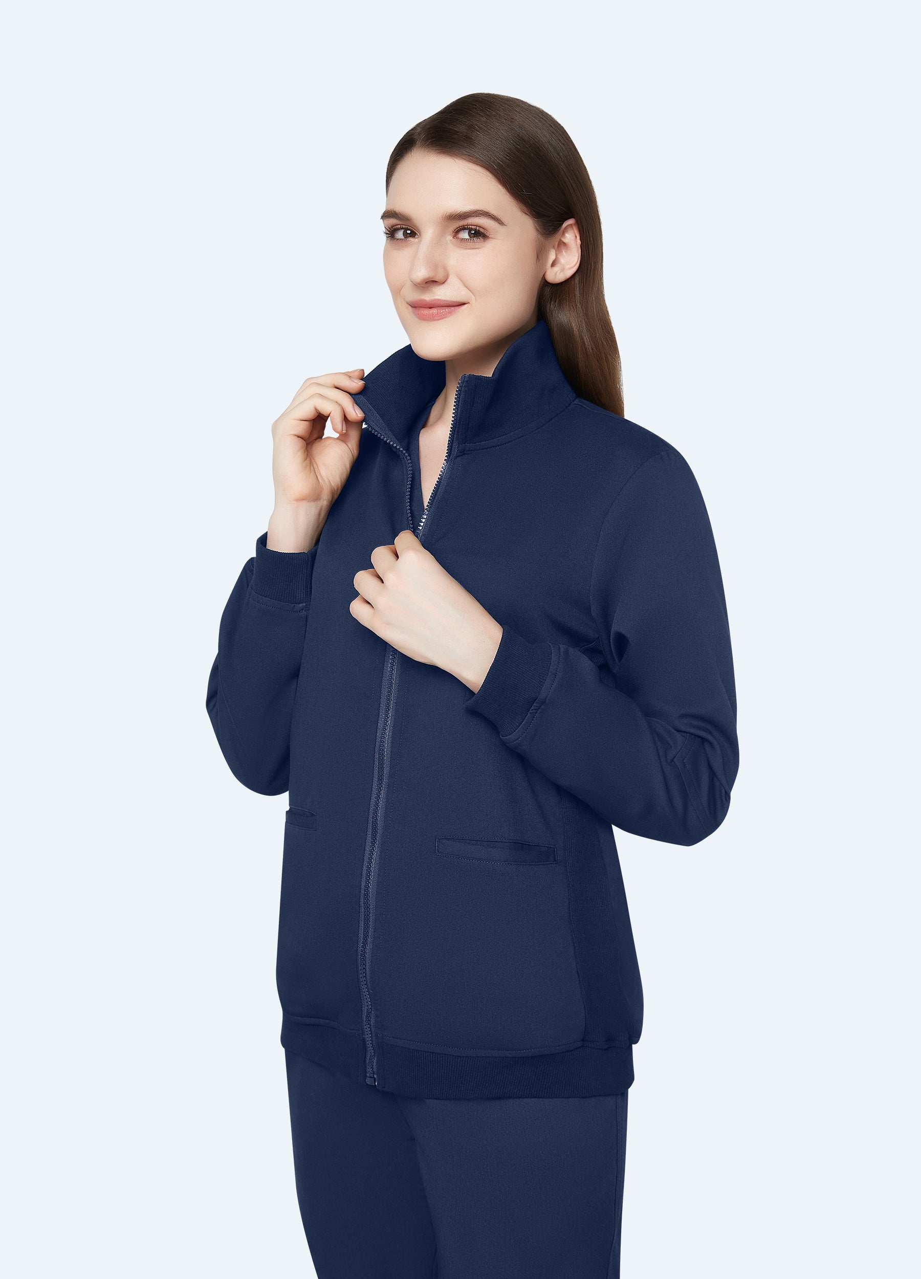 ElegCare™ Zip Up Scrub Jacket