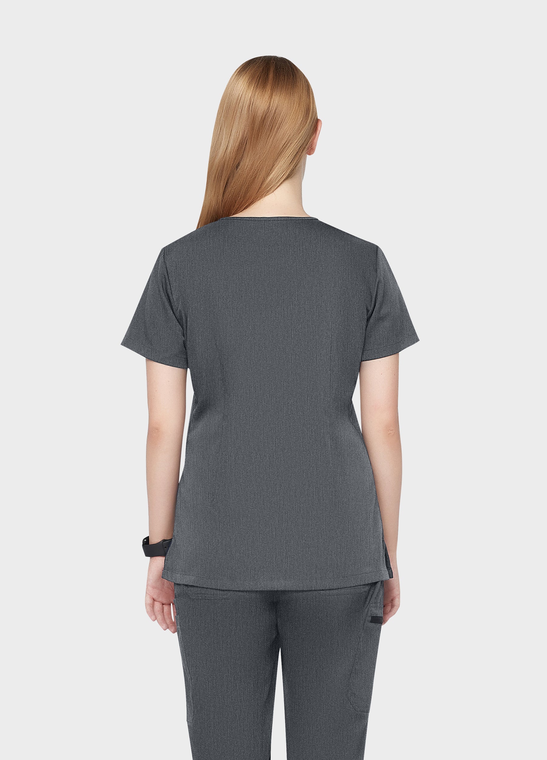 Modernes 1-Pocket-Scrub-Top für Damen