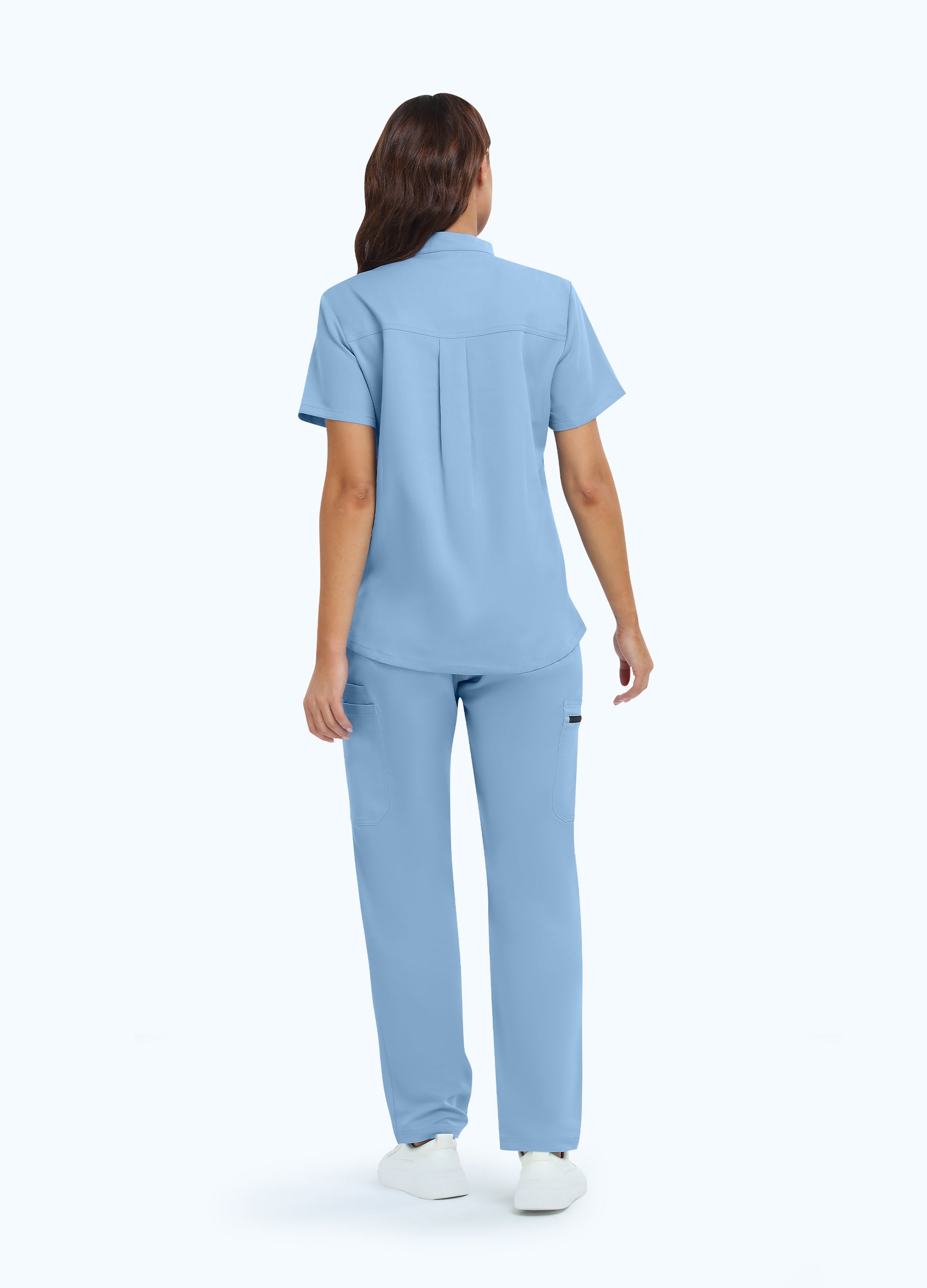 ProEase™ 11-Pocket Collar Scrub Set