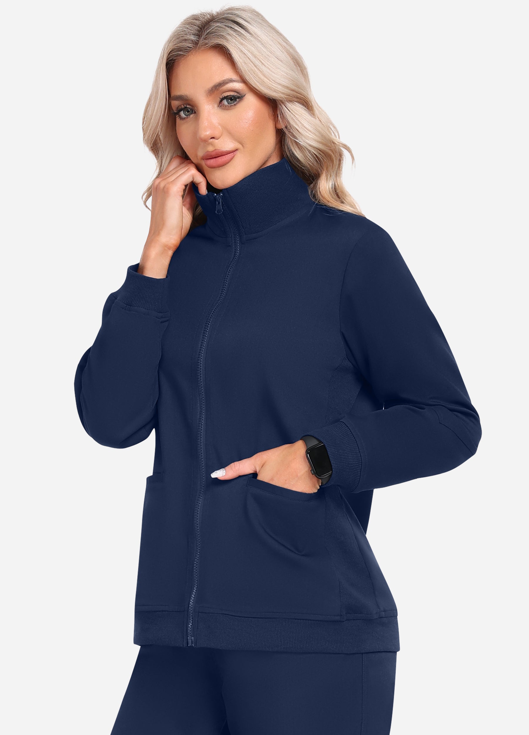 ElegCare™ Zip Up Scrub Jacket