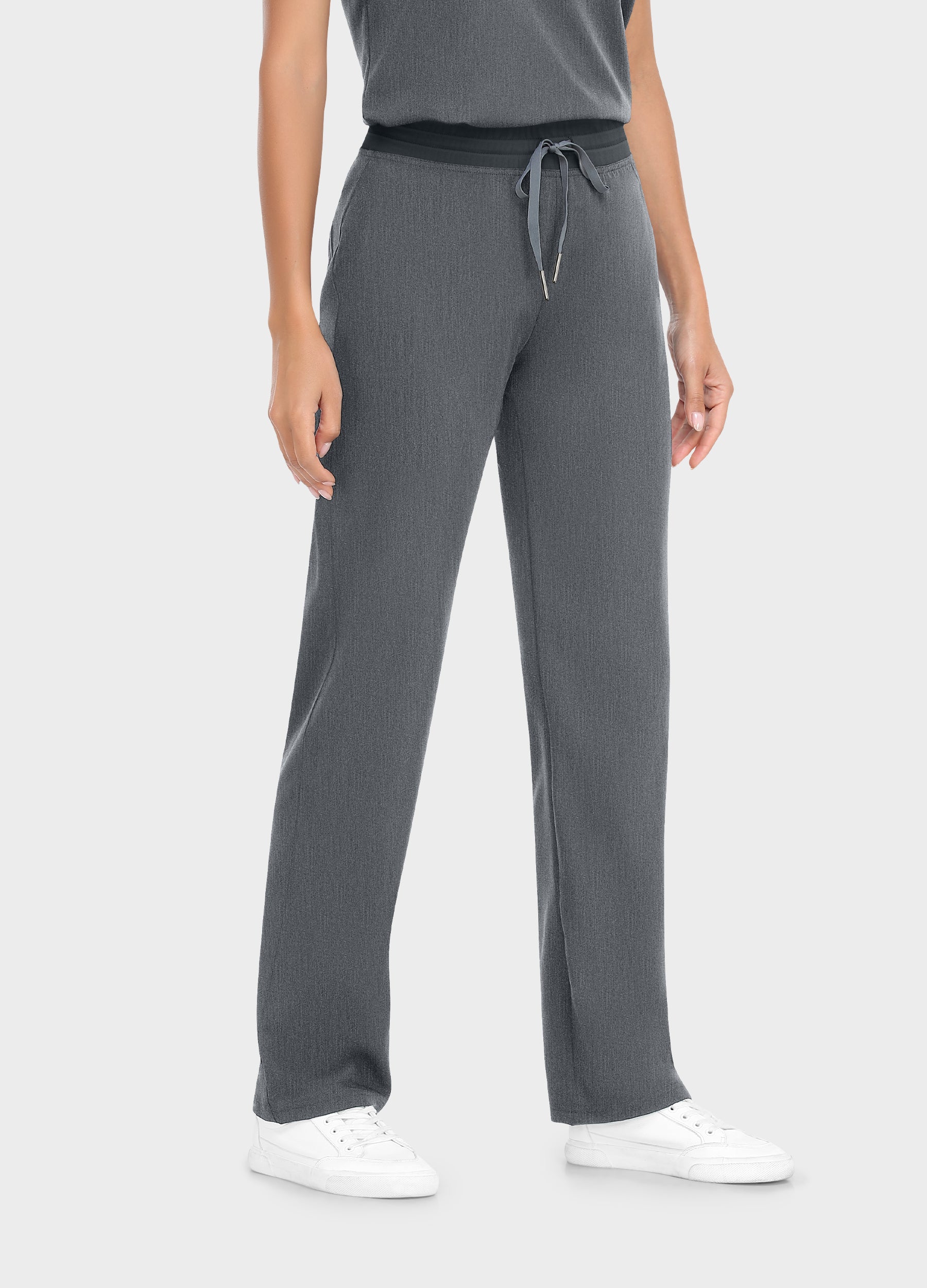 Pantalon médical basique à 2 poches pour femme