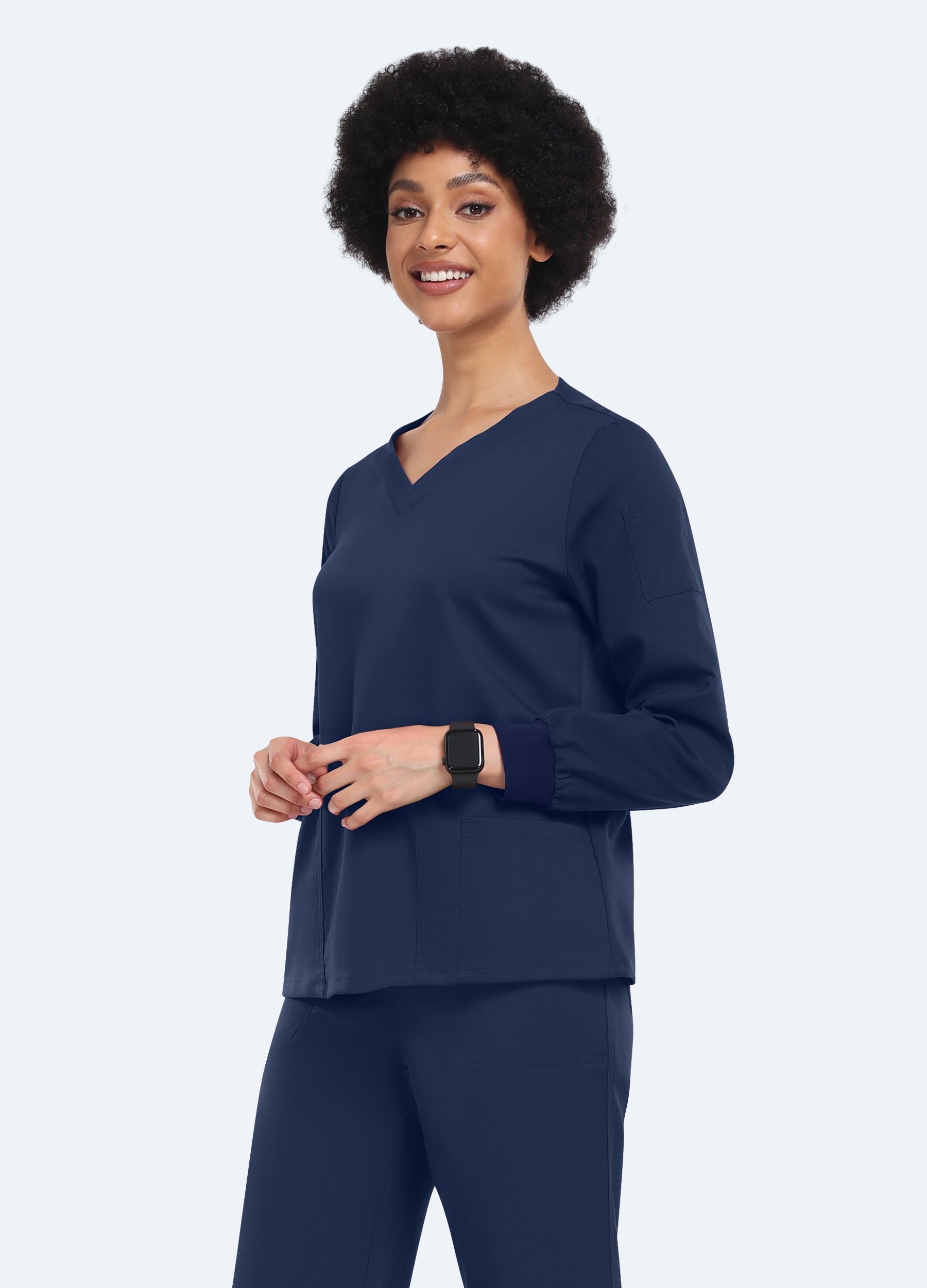 SoftTouch™ Long Sleeve Scrub Top