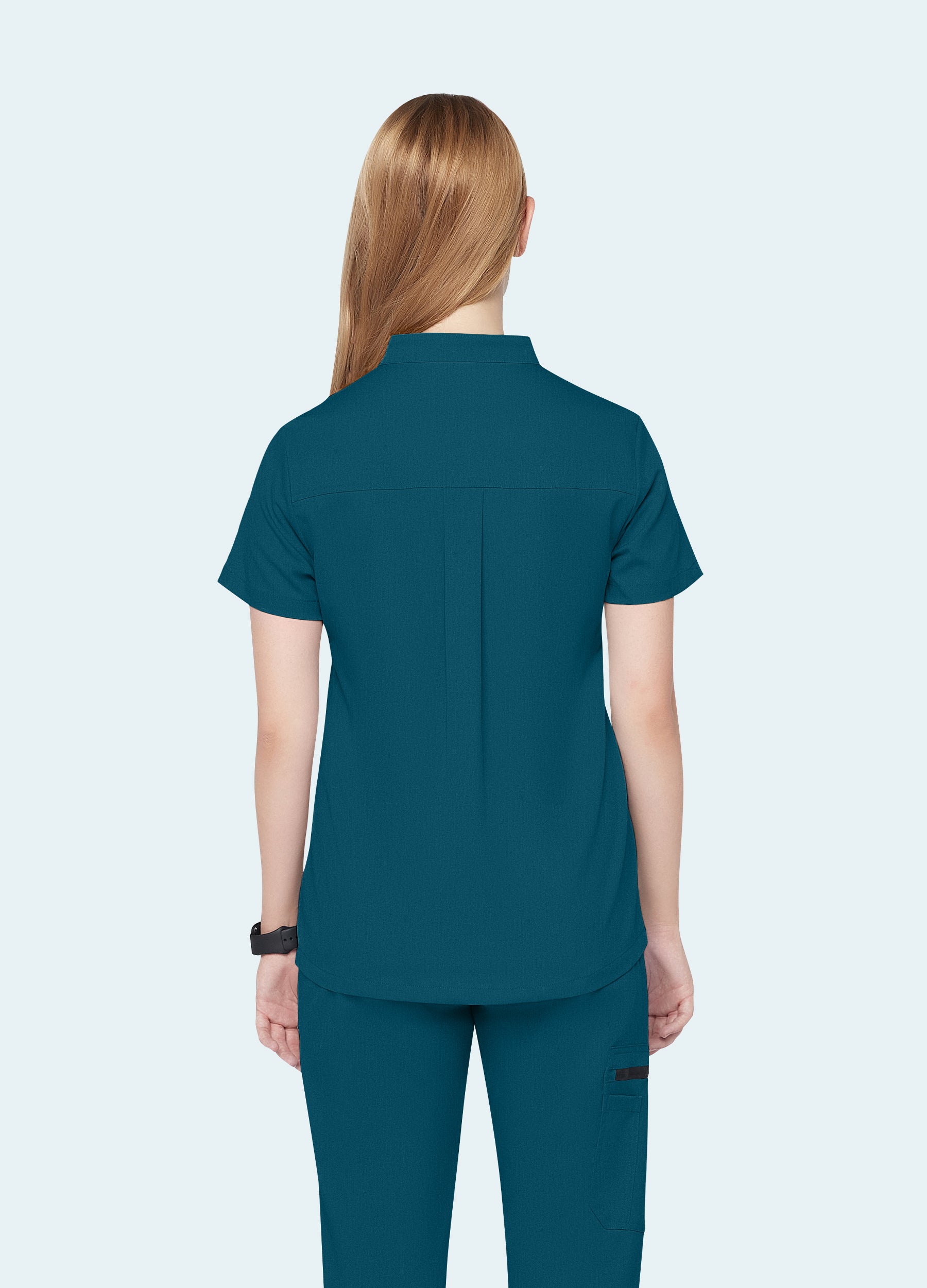 ProEase™ Collar Scrub Top