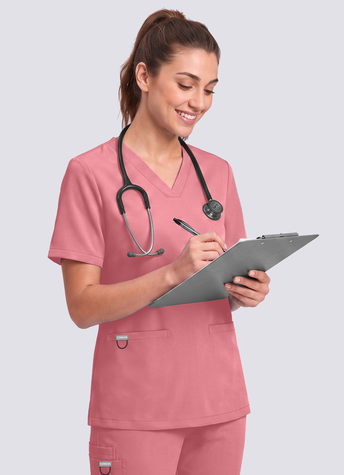 SoftTouch™ 3 Pockets Scrub Top