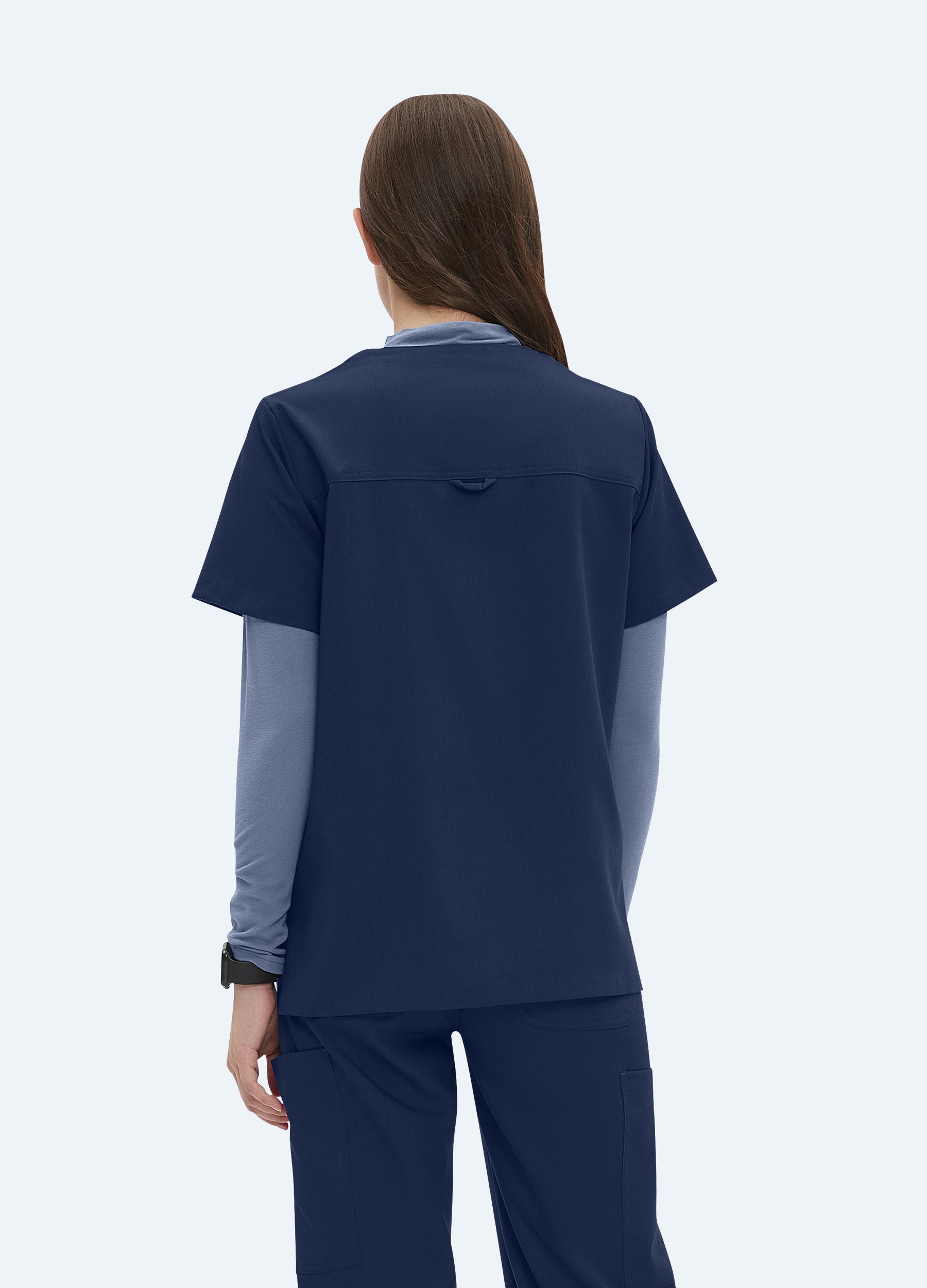 ProEase™ Button Scrub Top