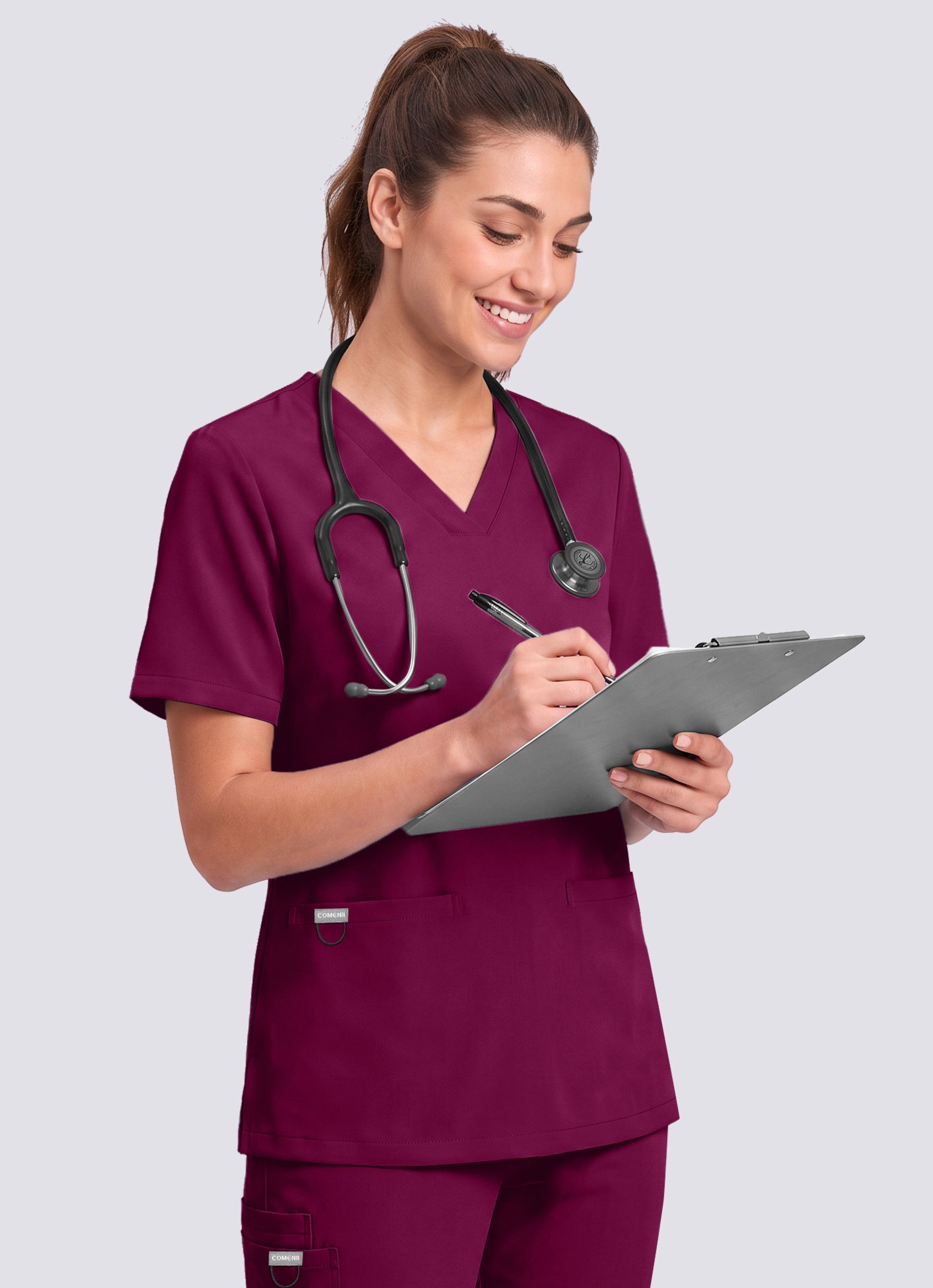 SoftTouch™ 3 Pockets Scrub Top