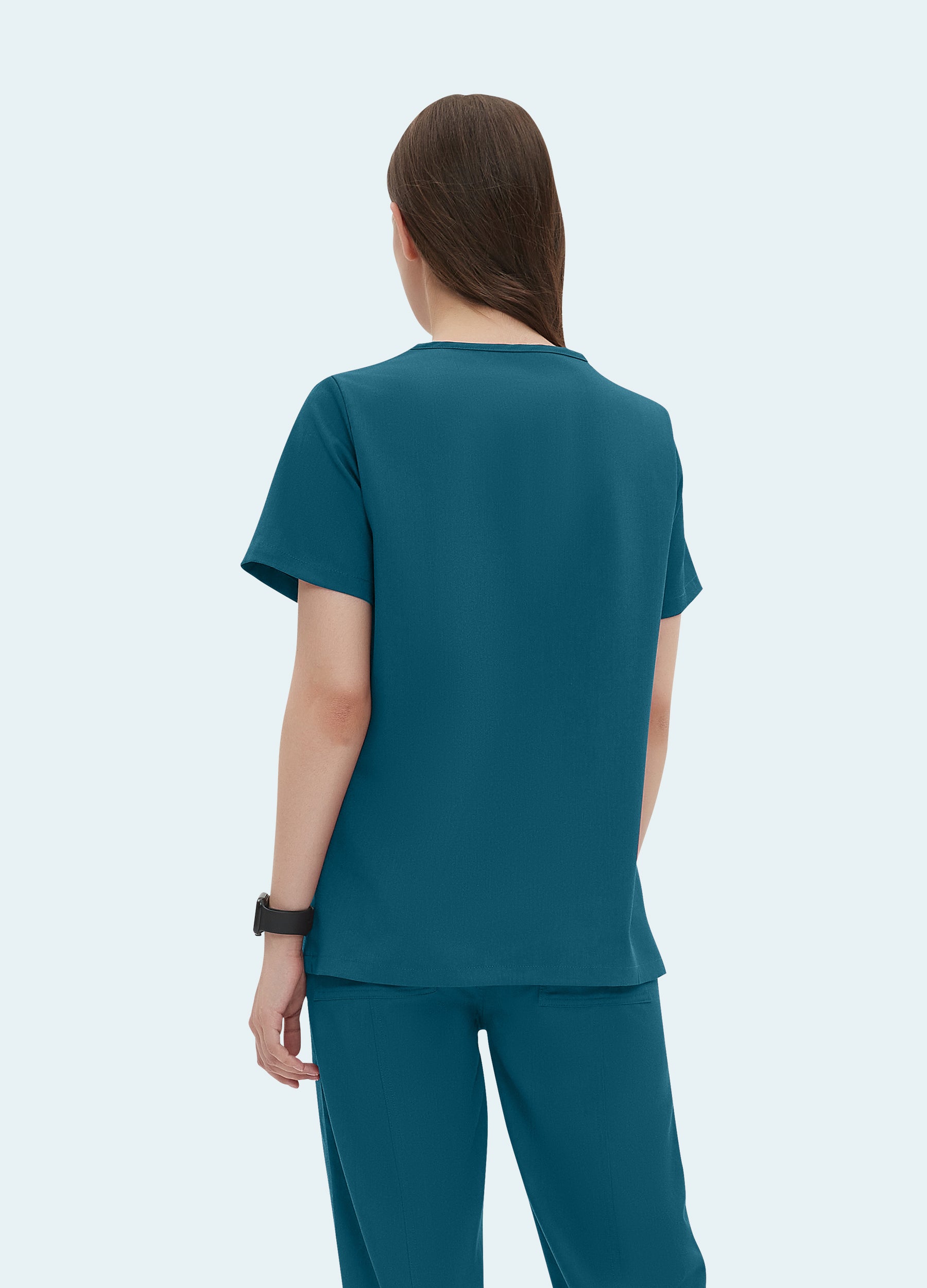 StyleFlex™ Double-Layer Colors Scrub Top