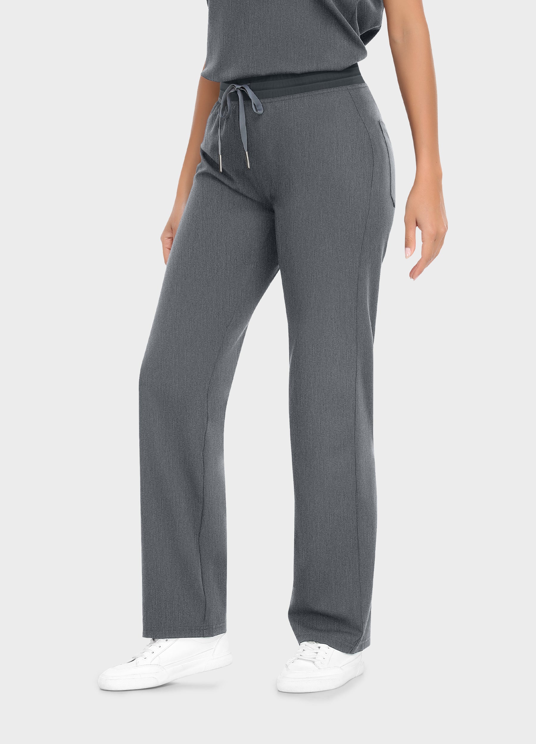 Pantalon médical basique à 2 poches pour femme