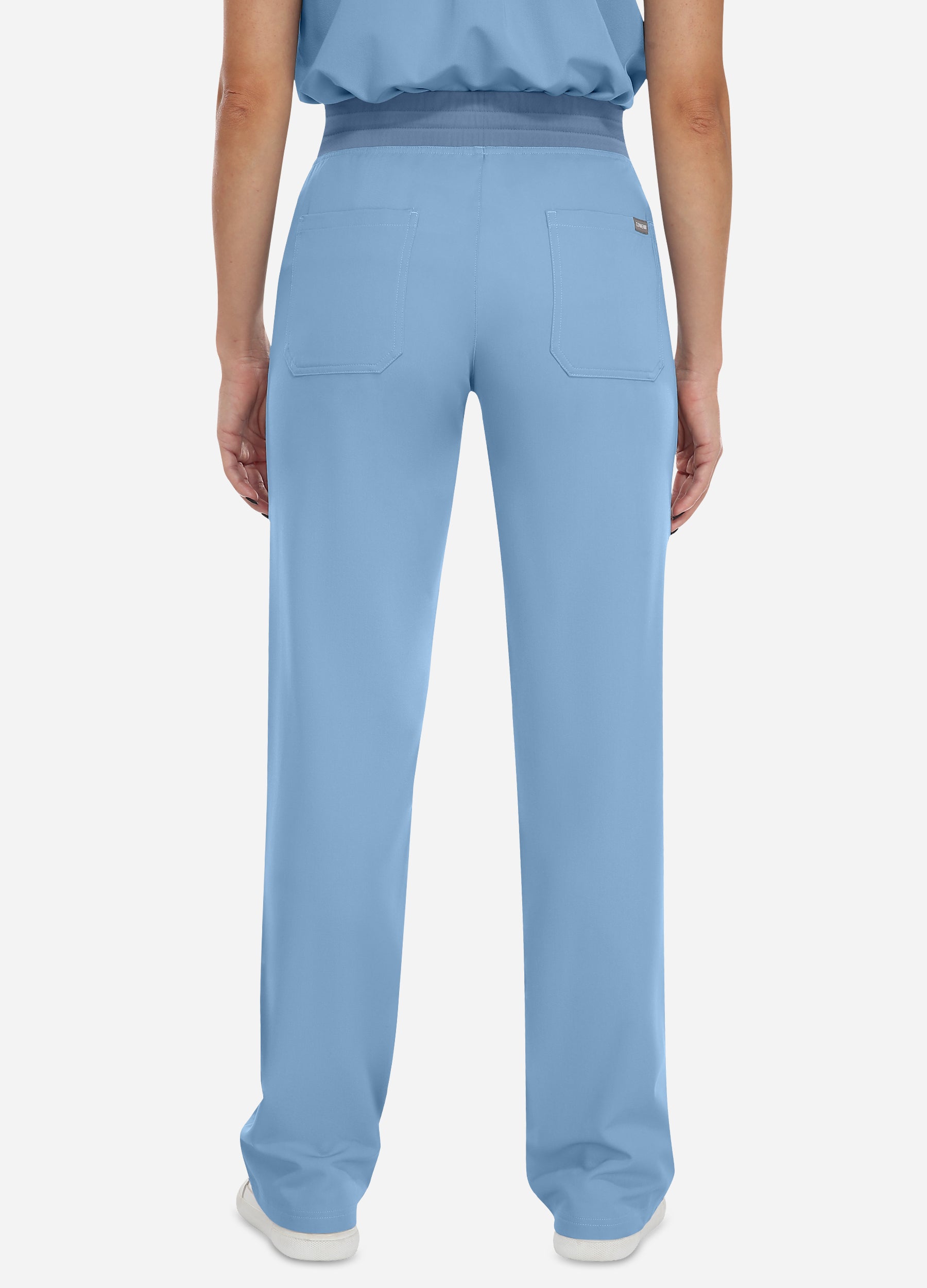 Pantalón médico básico de 2 bolsillos para mujer