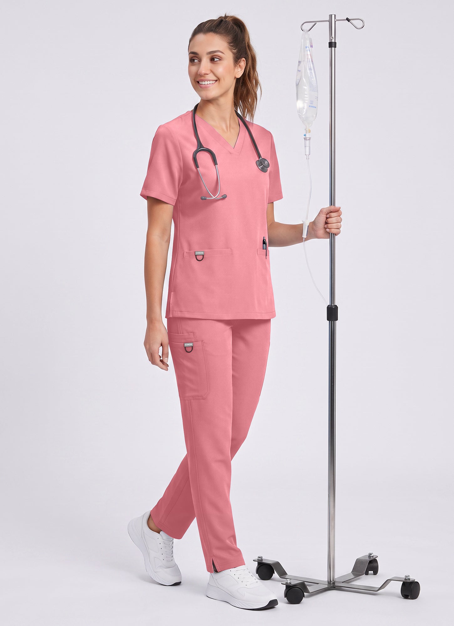 SoftTouch™ 3 Pockets Scrub Top
