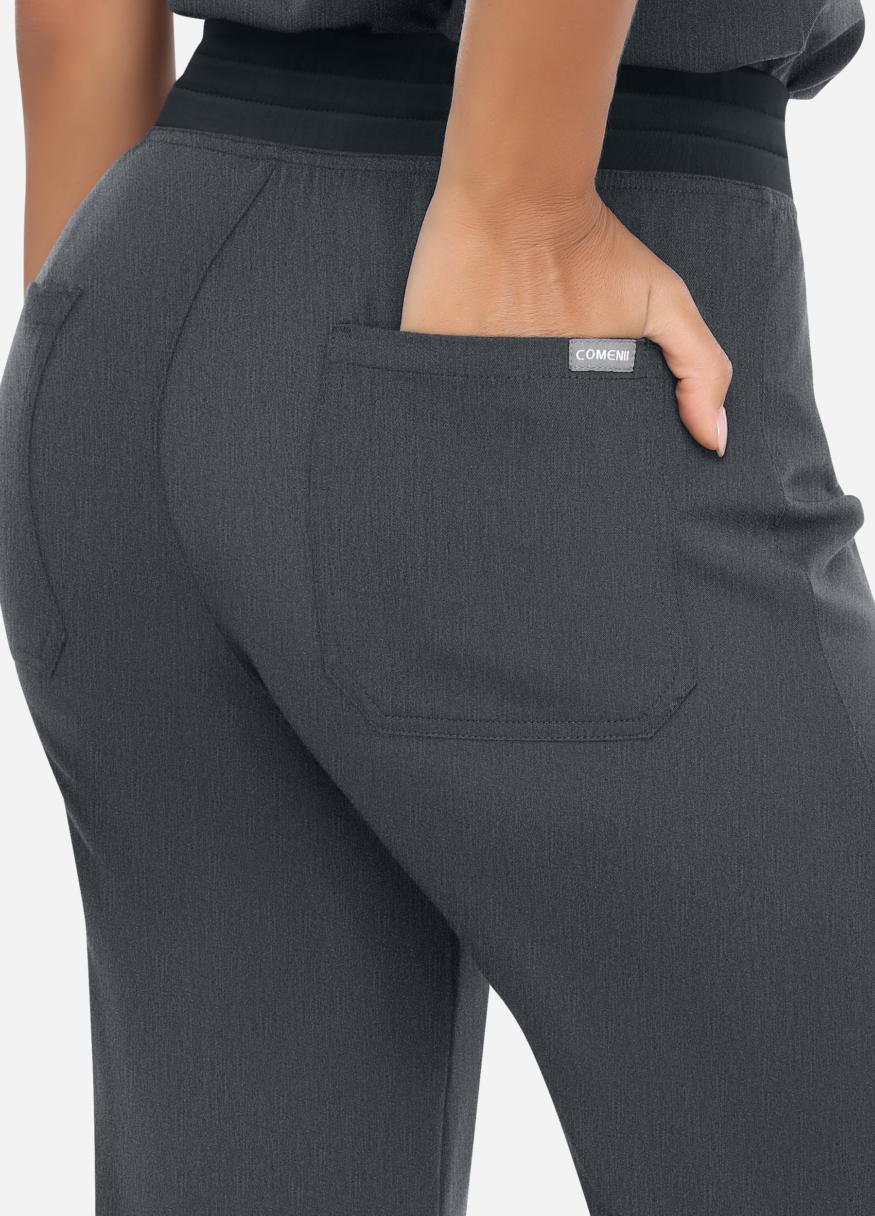 Pantalón médico básico de 2 bolsillos para mujer