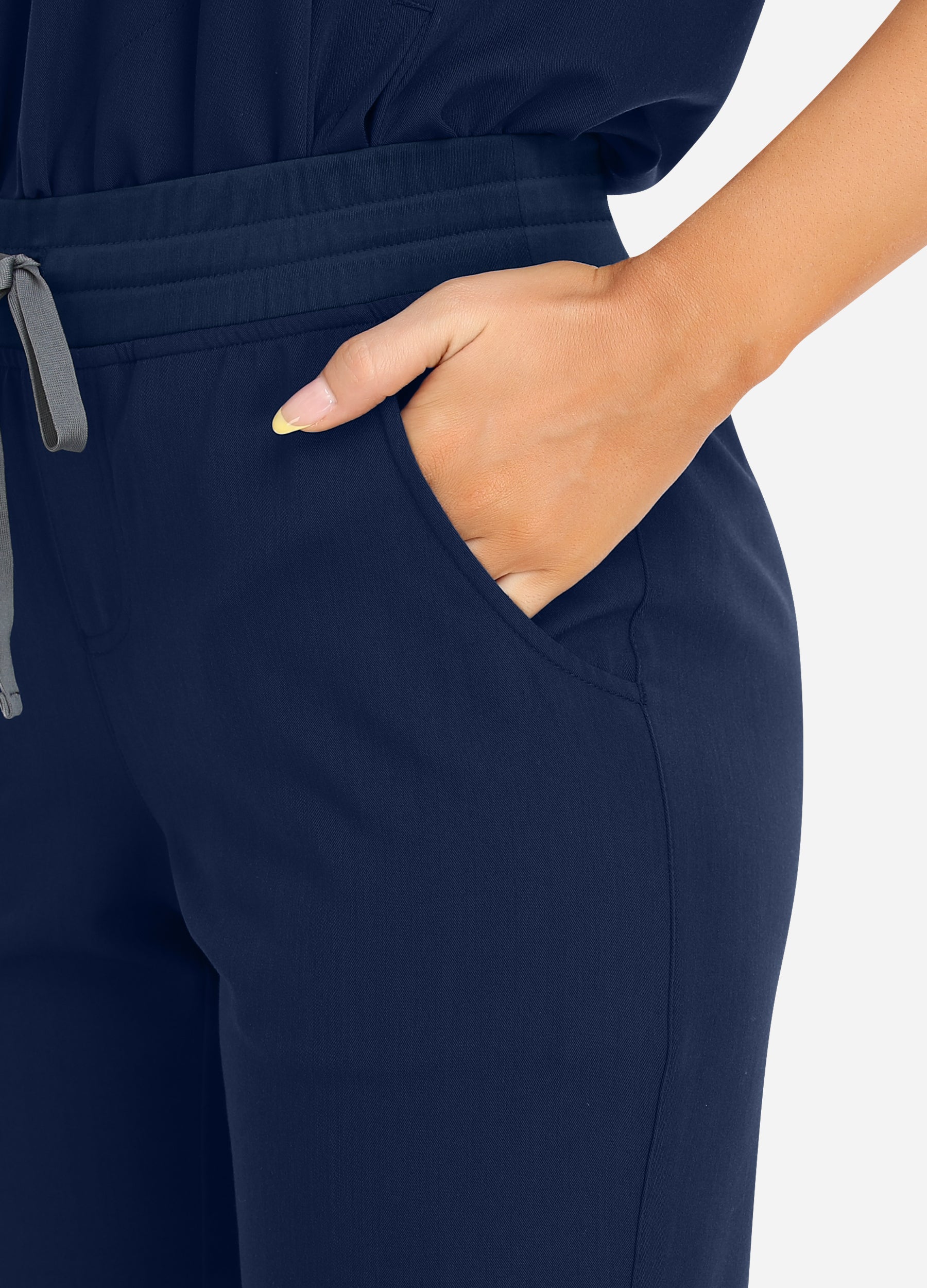 4-Pocket-Scrub-Freizeit-Jogginghose für Damen
