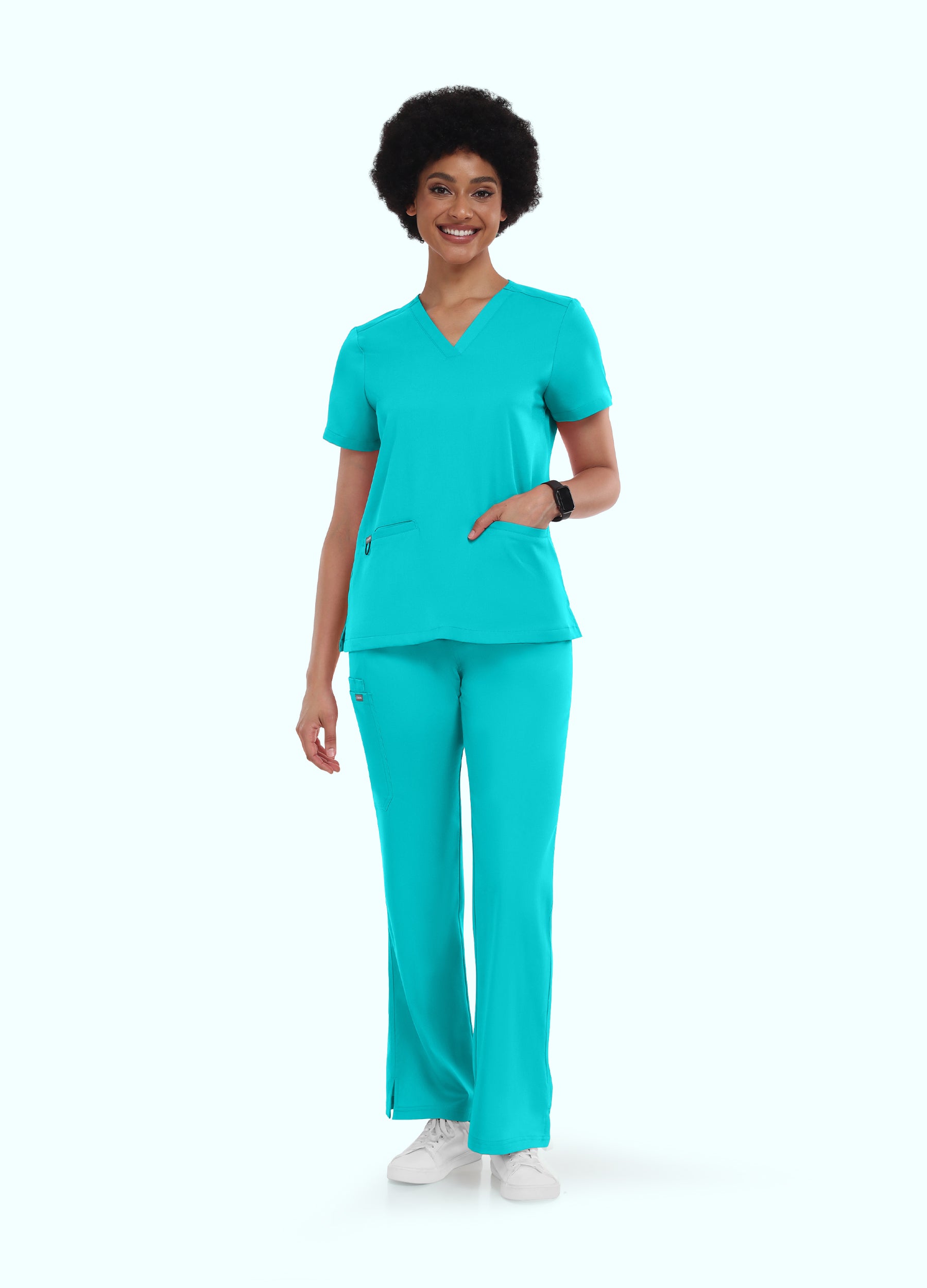 SoftTouch™ 3 Pockets Soft Stretch Scrub Top