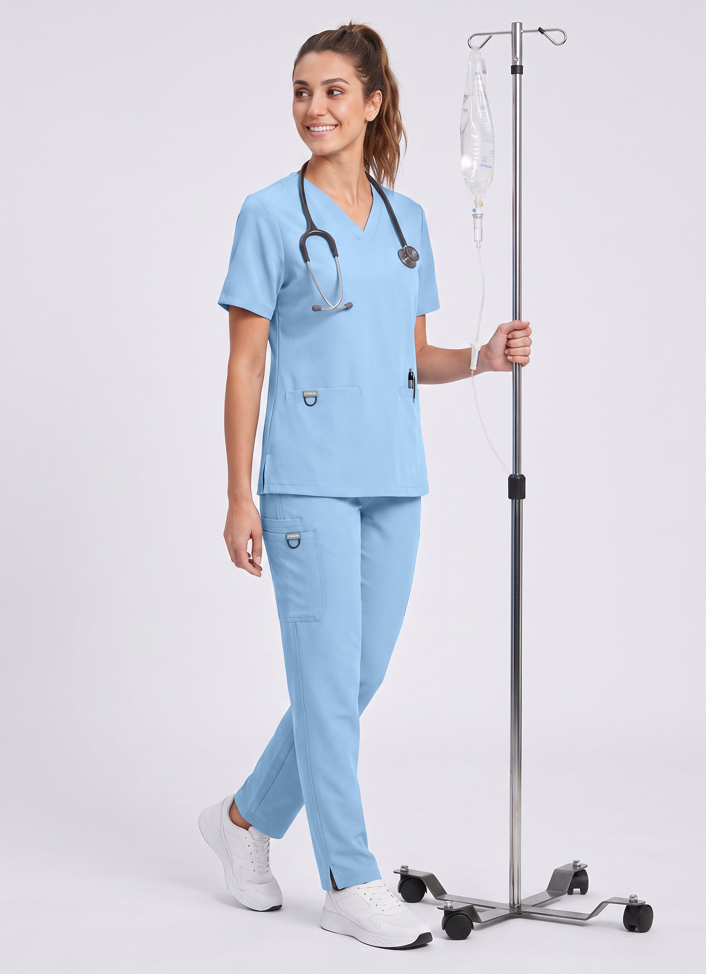SoftTouch™ 3 Pockets Scrub Top