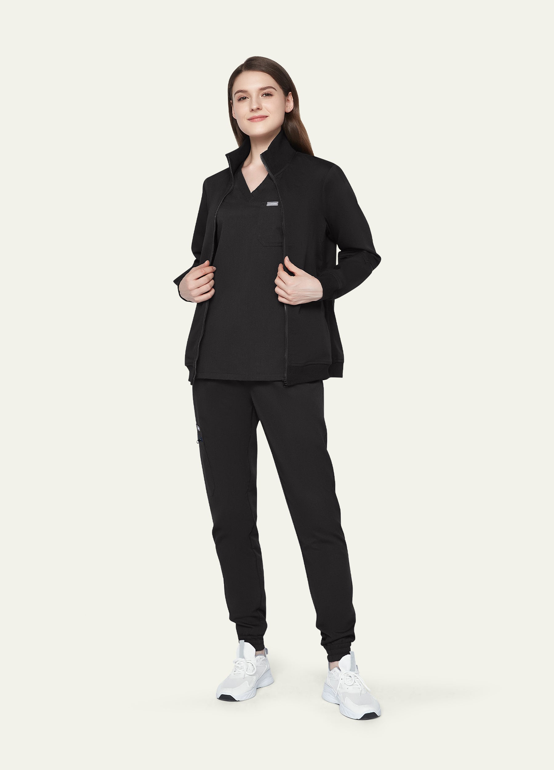 ElegCare™ Zip Up Scrub Jacket