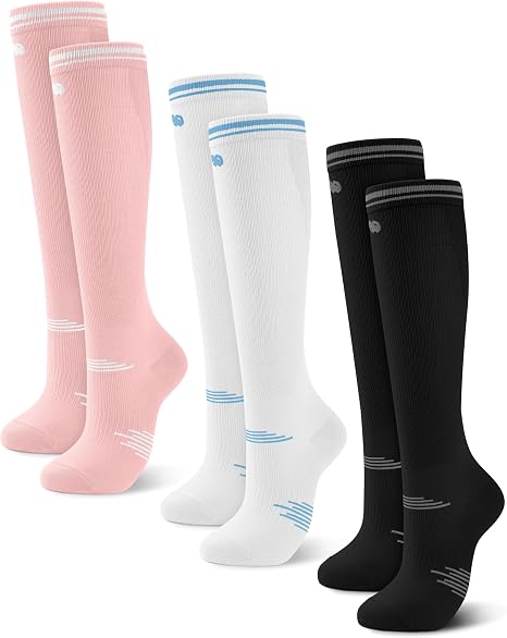 3-Pair Graduated Compression Socks